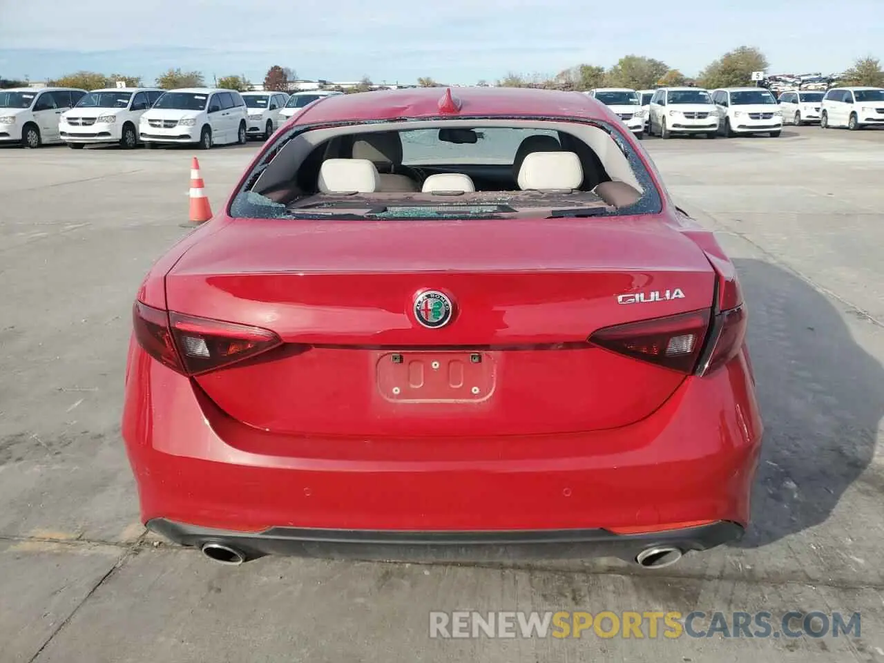 6 Photograph of a damaged car ZARFAMAN9M7639831 ALFA ROMEO GIULIA 2021