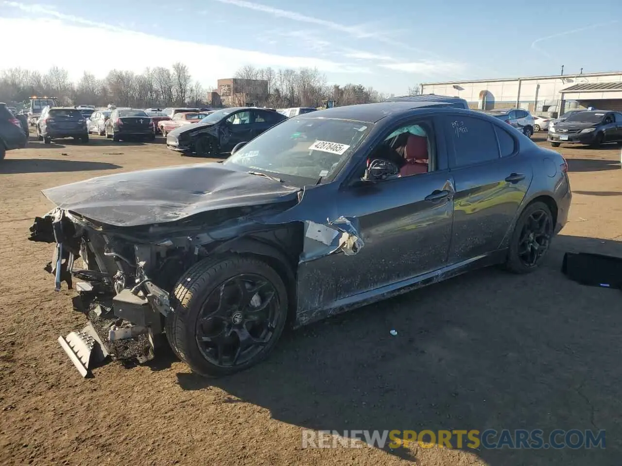 1 Photograph of a damaged car ZARFAMAN9M7647301 ALFA ROMEO GIULIA 2021