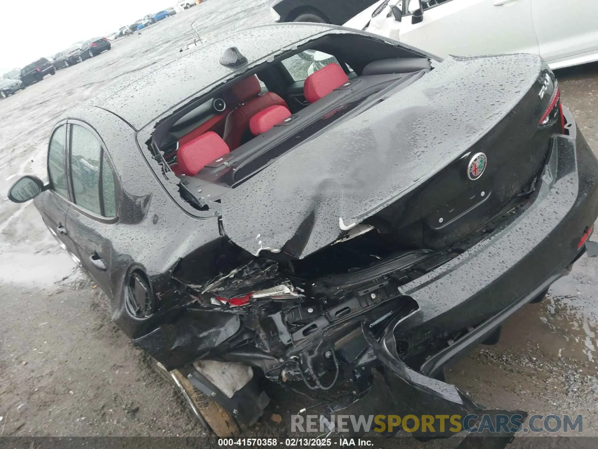 3 Photograph of a damaged car ZARFAMBN4M7641727 ALFA ROMEO GIULIA 2021
