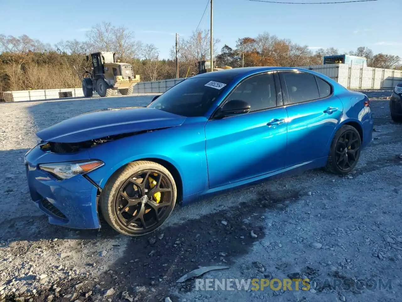1 Photograph of a damaged car ZARFAMBN6M7647495 ALFA ROMEO GIULIA 2021
