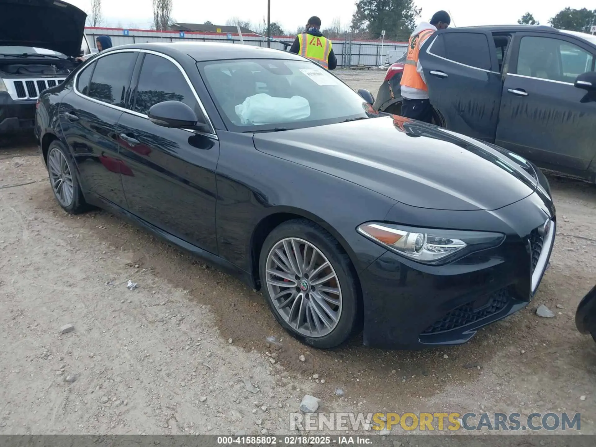 1 Photograph of a damaged car ZARFAMBN9M7642713 ALFA ROMEO GIULIA 2021
