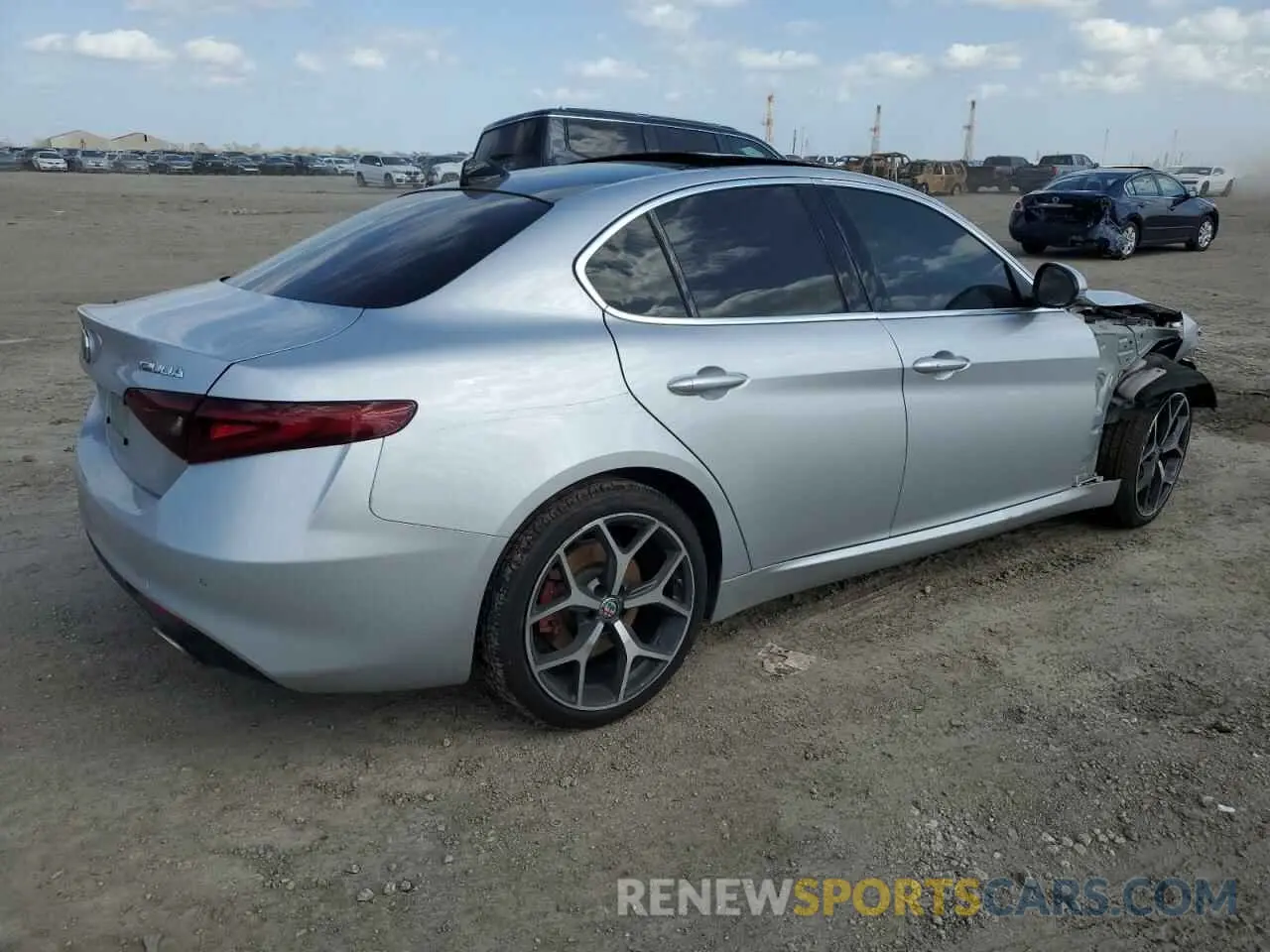 3 Photograph of a damaged car ZARFAMBNXM7639691 ALFA ROMEO GIULIA 2021