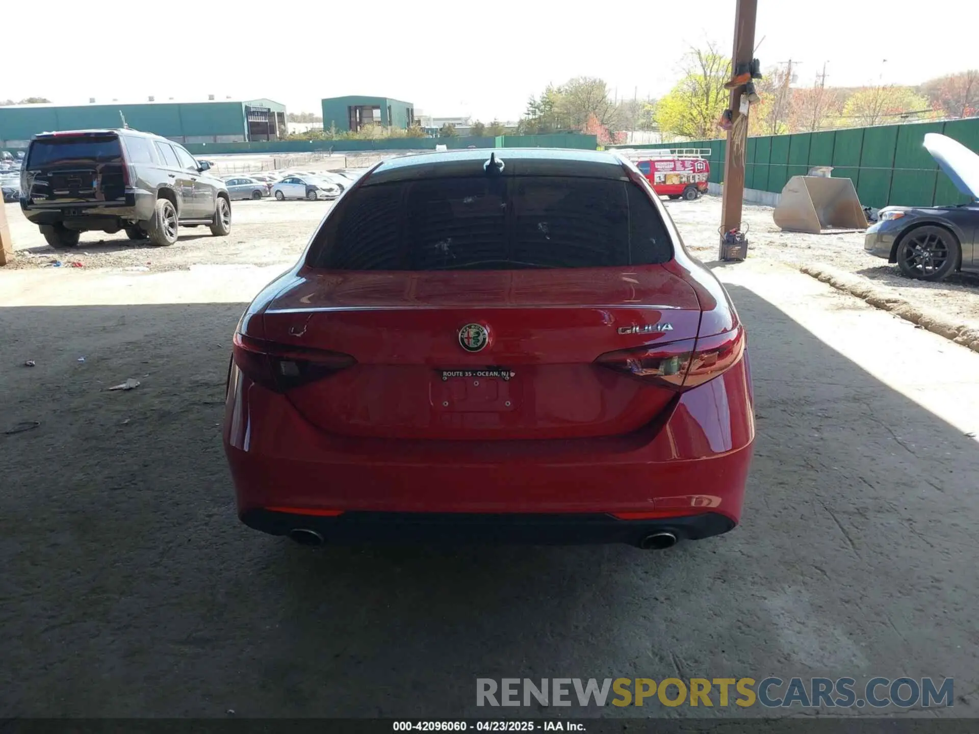 15 Photograph of a damaged car ZARFANAN0M7639593 ALFA ROMEO GIULIA 2021