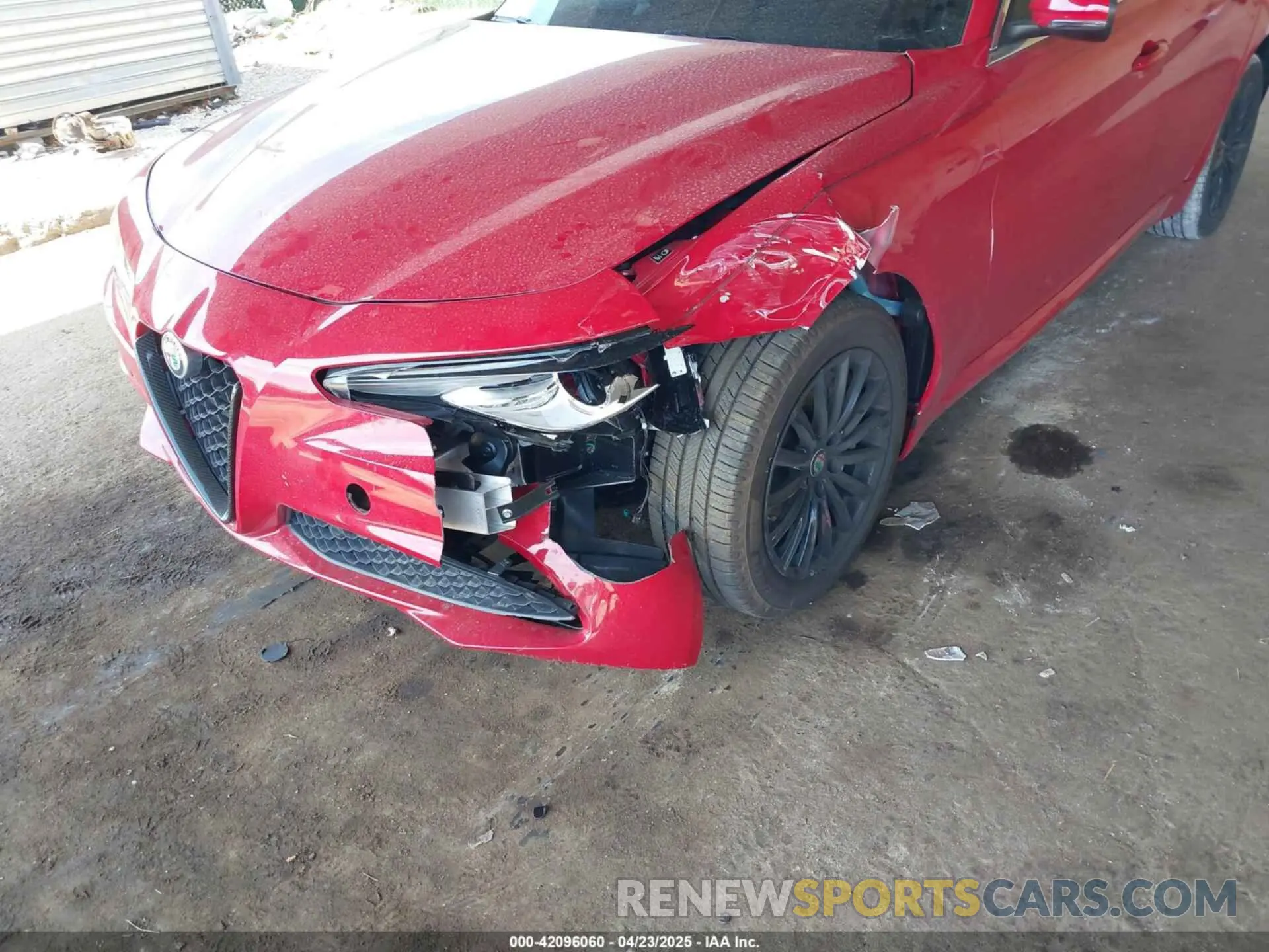 6 Photograph of a damaged car ZARFANAN0M7639593 ALFA ROMEO GIULIA 2021