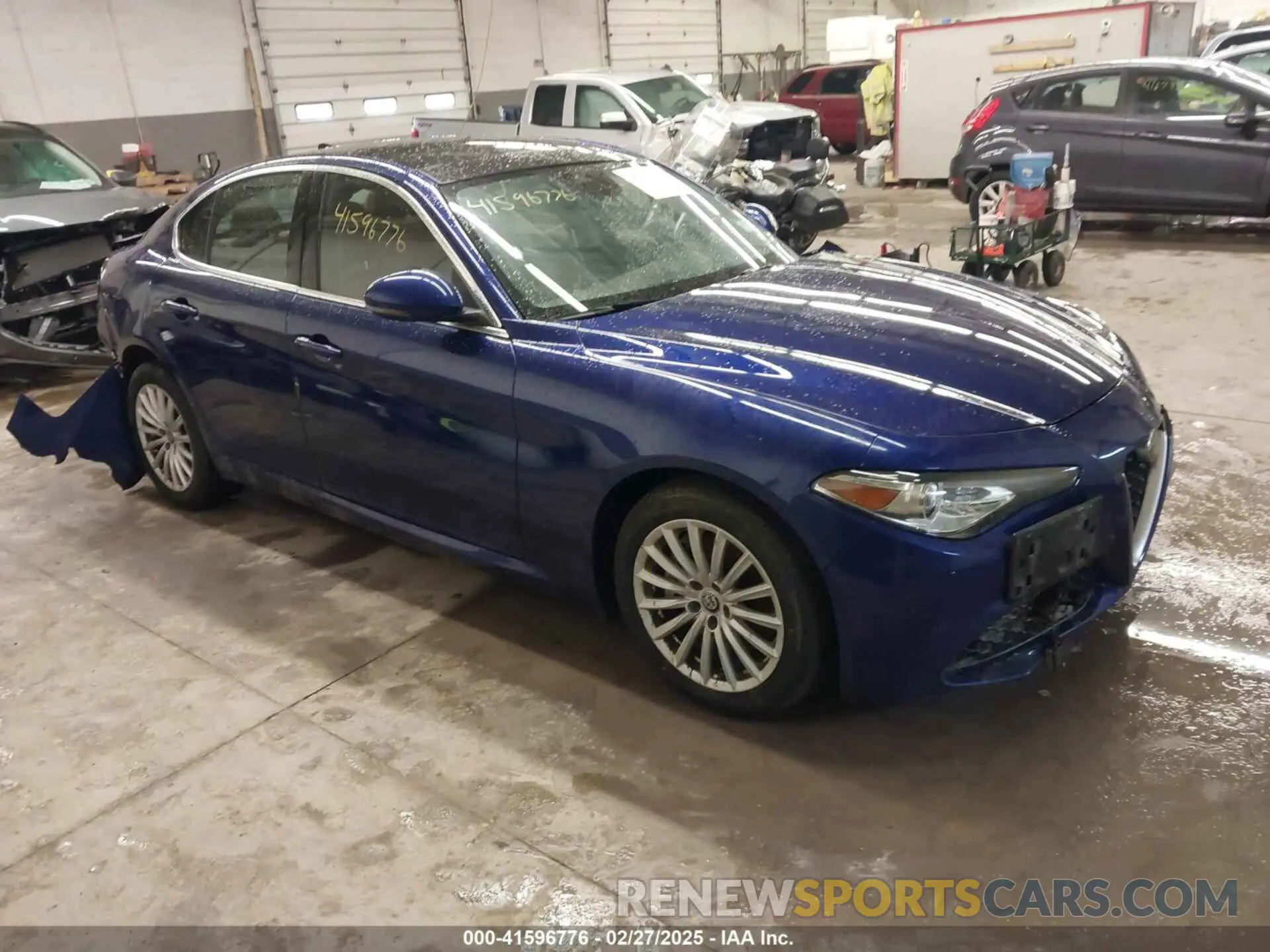 1 Photograph of a damaged car ZARFANAN1M7640770 ALFA ROMEO GIULIA 2021