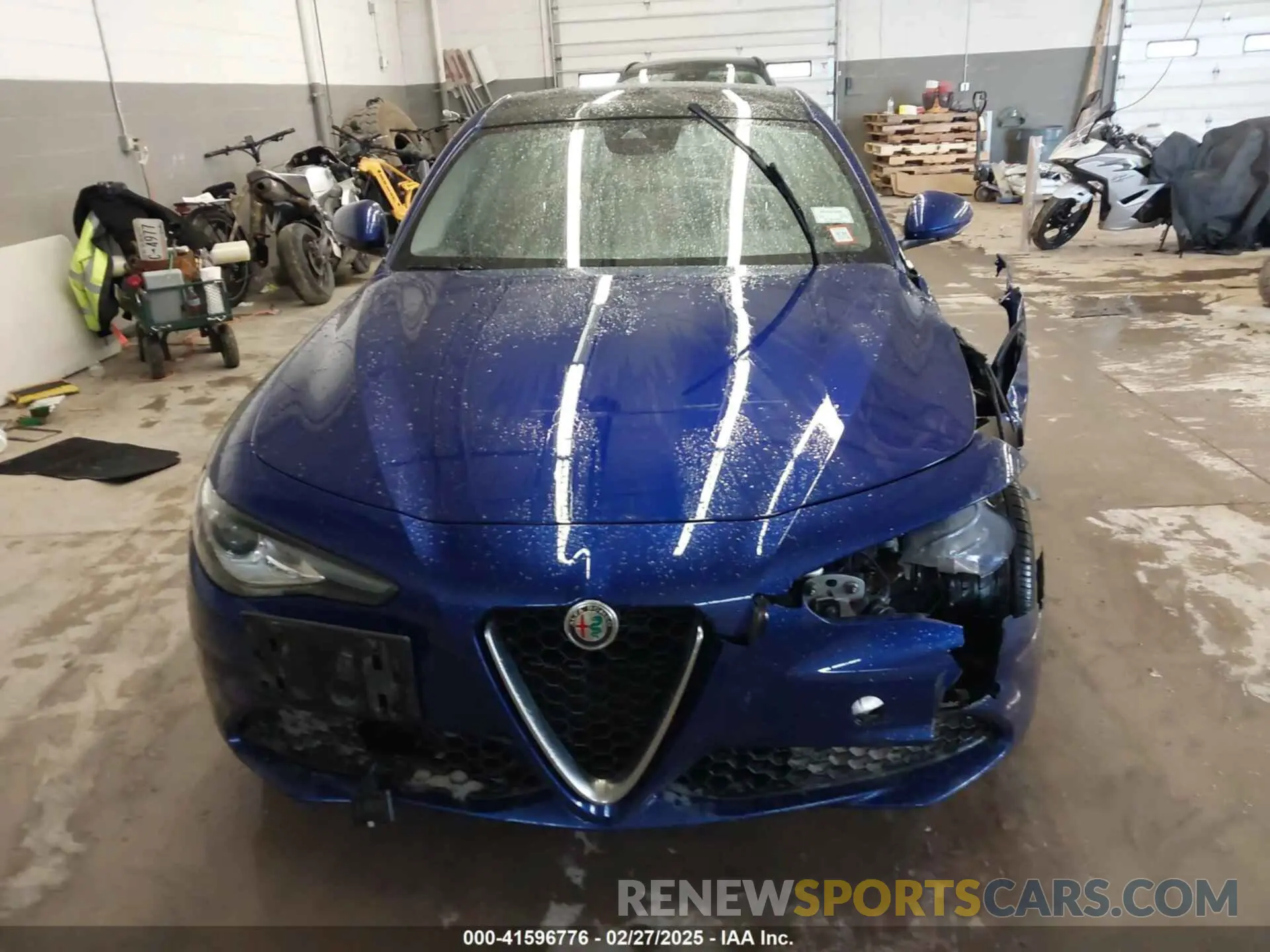 11 Photograph of a damaged car ZARFANAN1M7640770 ALFA ROMEO GIULIA 2021