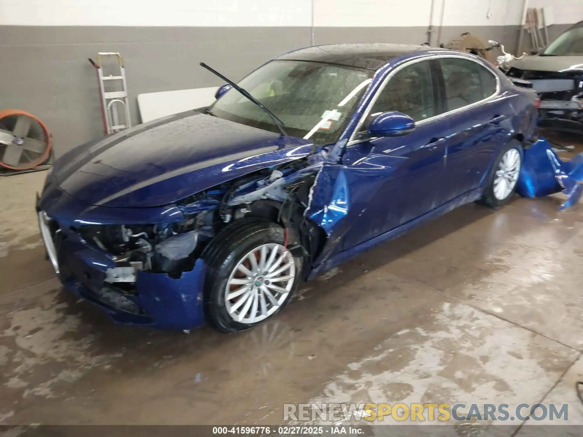 2 Photograph of a damaged car ZARFANAN1M7640770 ALFA ROMEO GIULIA 2021