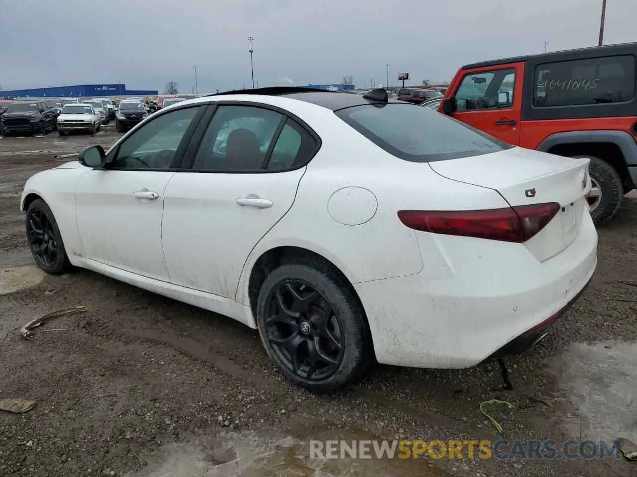 2 Photograph of a damaged car ZARFANAN4M7641198 ALFA ROMEO GIULIA 2021