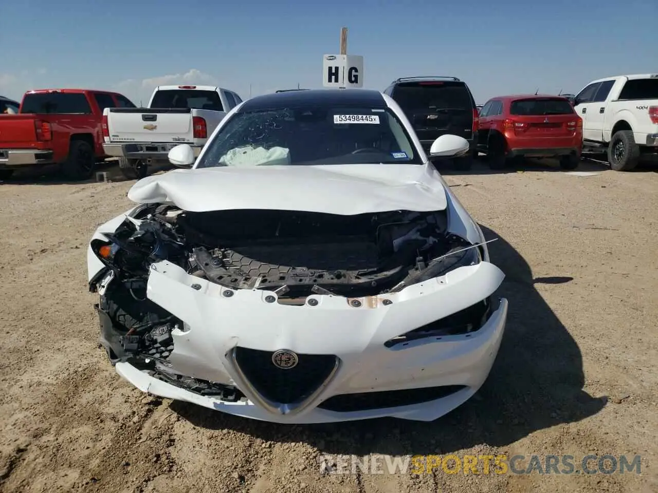 5 Photograph of a damaged car ZARFANBN0M7642850 ALFA ROMEO GIULIA 2021