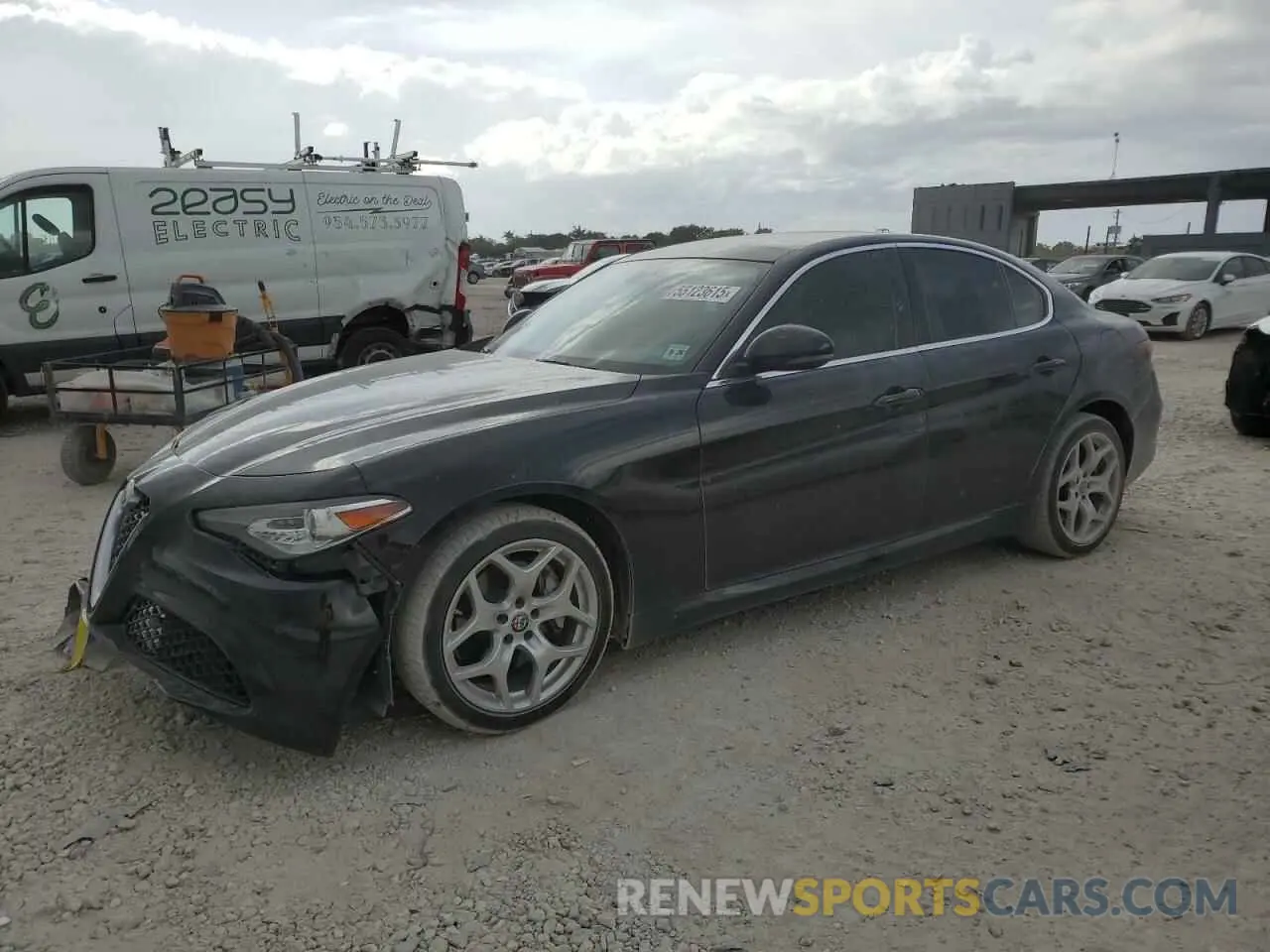 1 Photograph of a damaged car ZARFANBN0M7649345 ALFA ROMEO GIULIA 2021