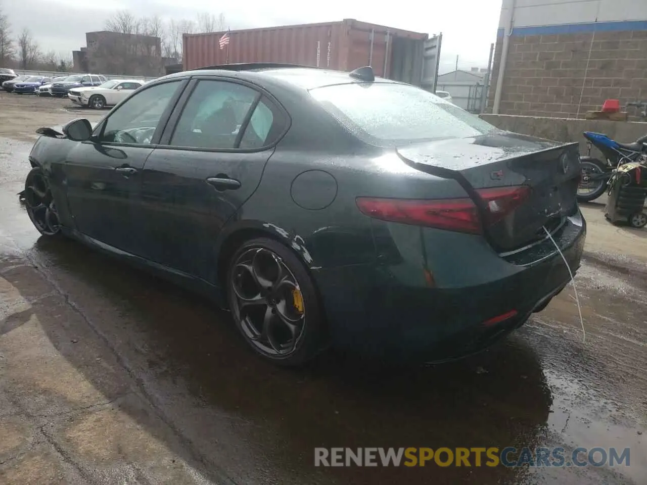 2 Photograph of a damaged car ZARFANBN4M7644634 ALFA ROMEO GIULIA 2021
