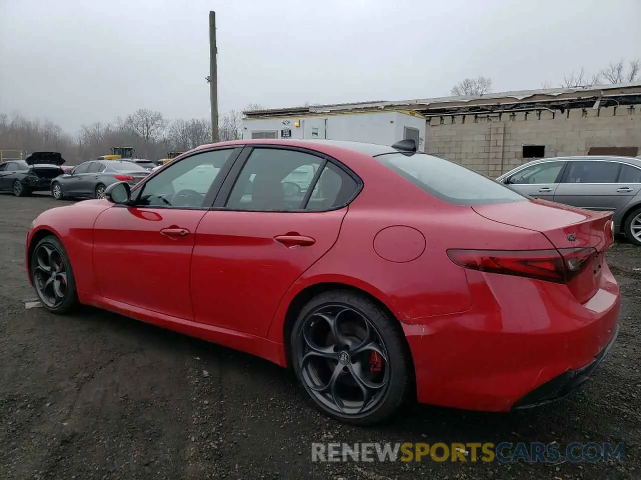 2 Photograph of a damaged car ZARFANBN4M7647744 ALFA ROMEO GIULIA 2021