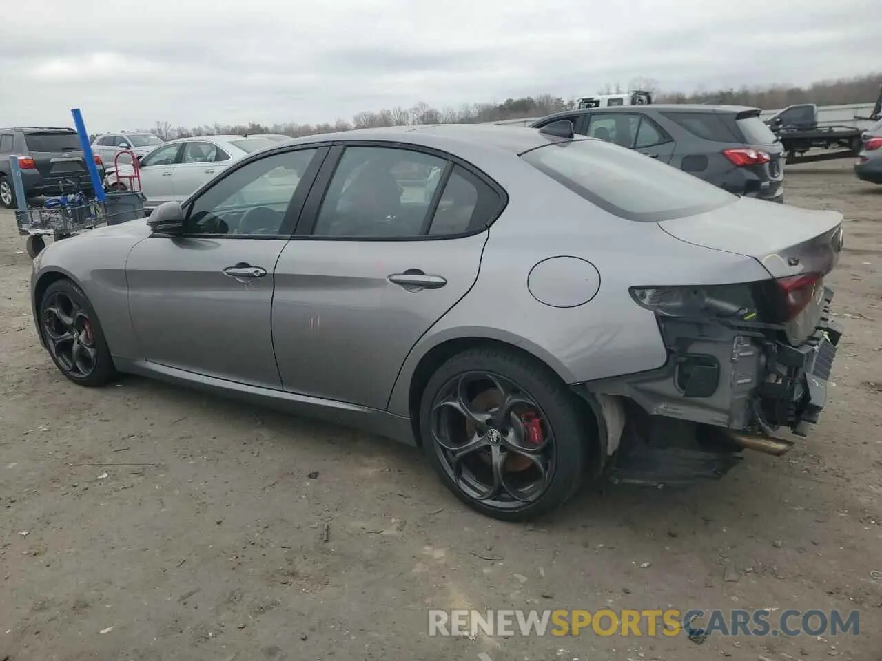 2 Photograph of a damaged car ZARFANBN5M7643959 ALFA ROMEO GIULIA 2021