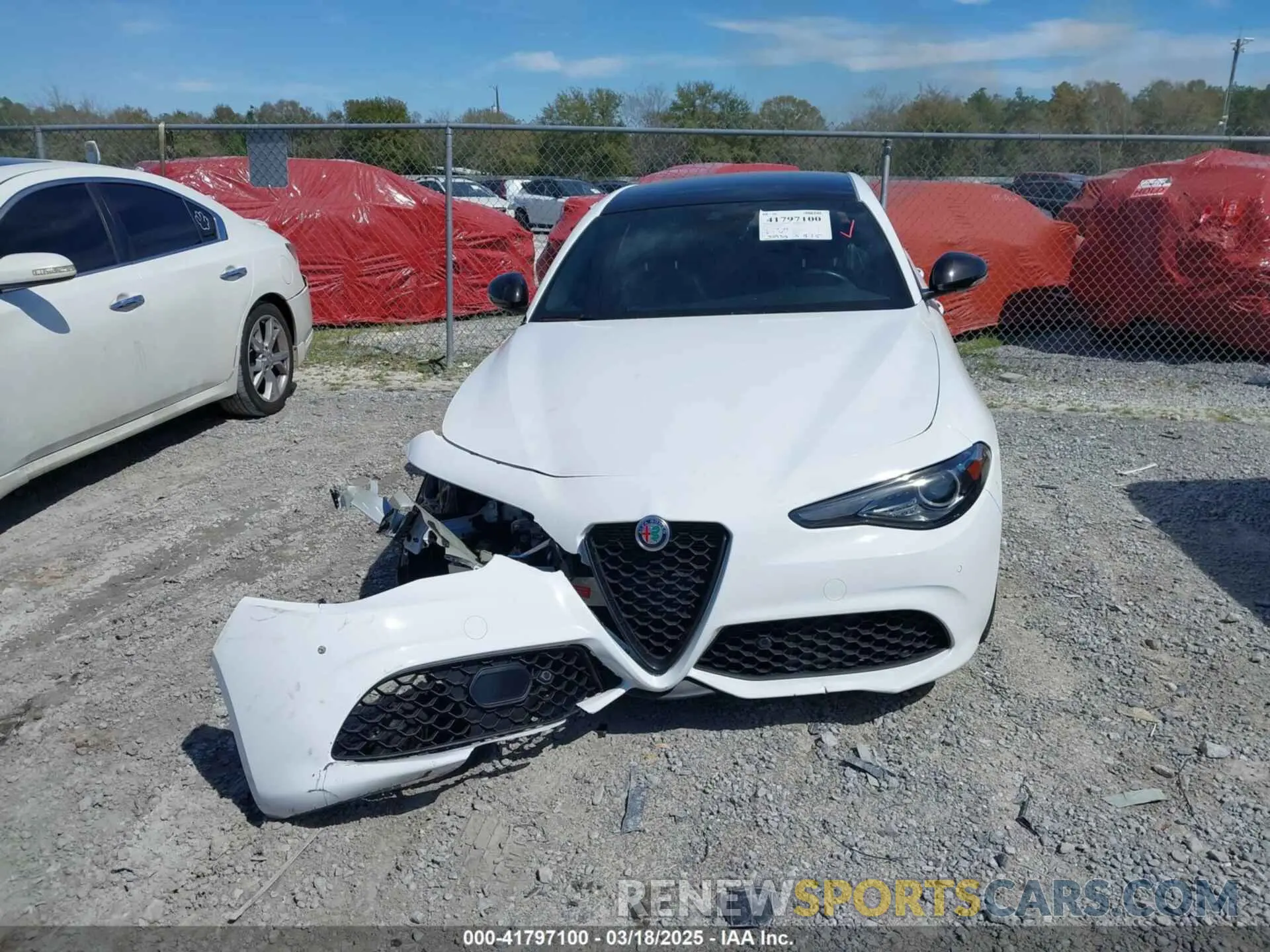 12 Photograph of a damaged car ZARFANBN5M7644349 ALFA ROMEO GIULIA 2021