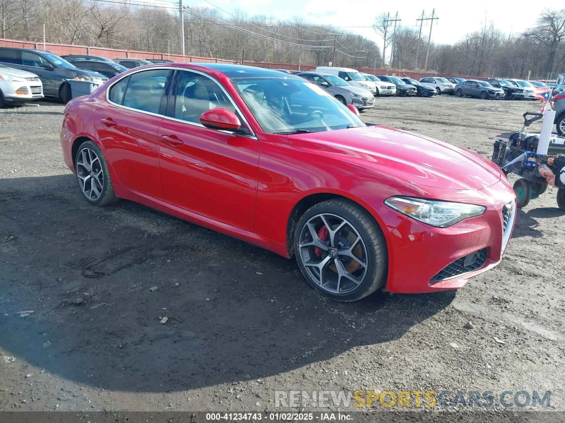 1 Photograph of a damaged car ZARFANBN5M7645601 ALFA ROMEO GIULIA 2021