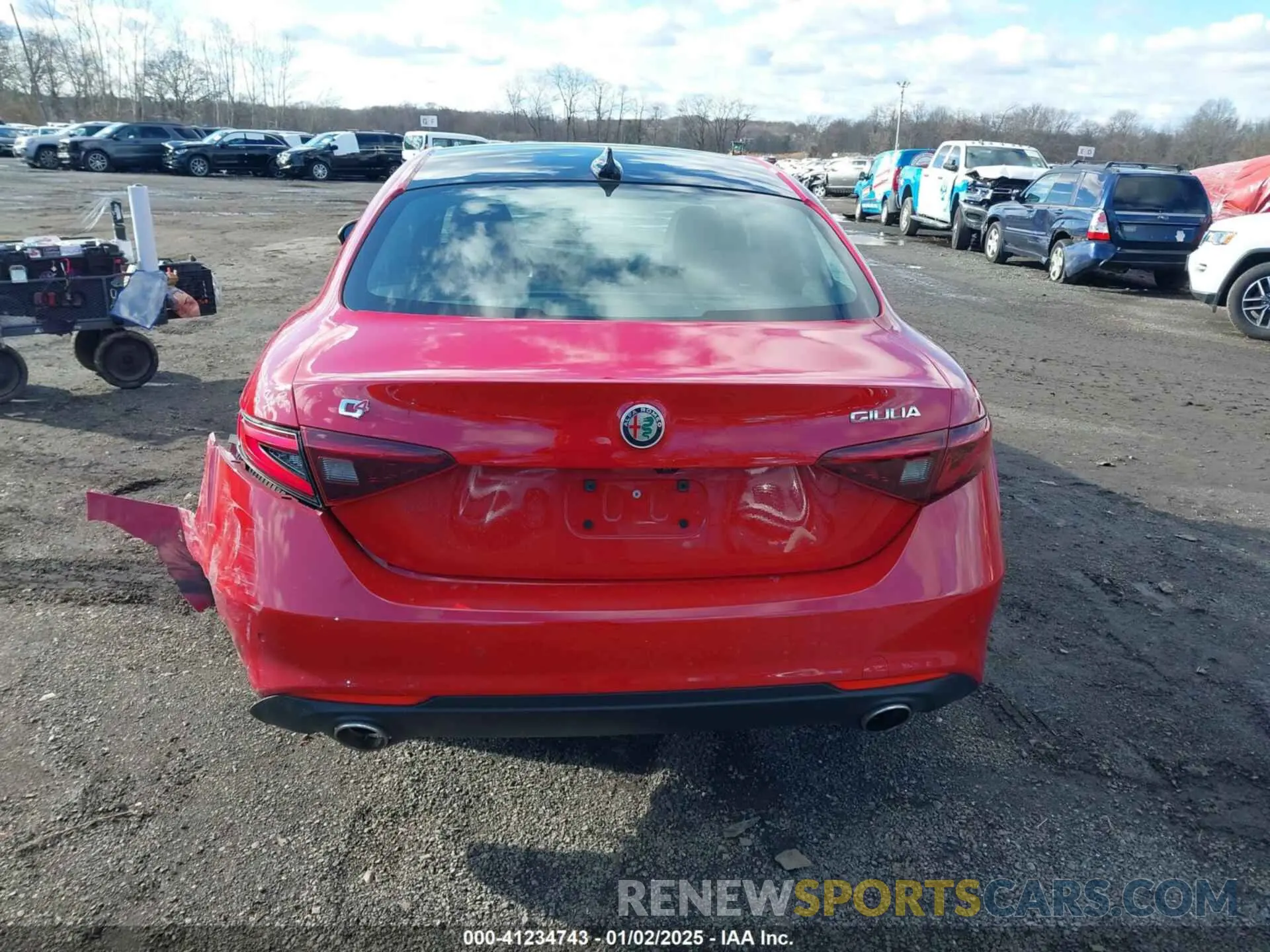 16 Photograph of a damaged car ZARFANBN5M7645601 ALFA ROMEO GIULIA 2021