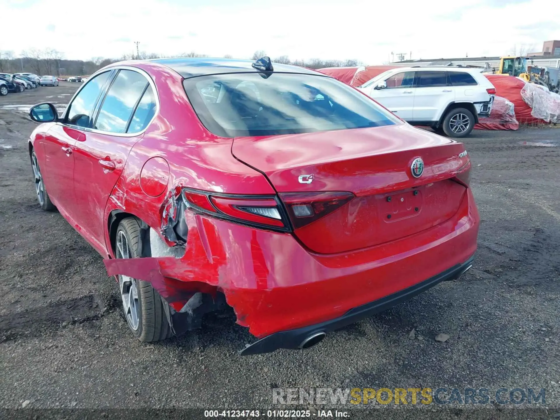 17 Photograph of a damaged car ZARFANBN5M7645601 ALFA ROMEO GIULIA 2021