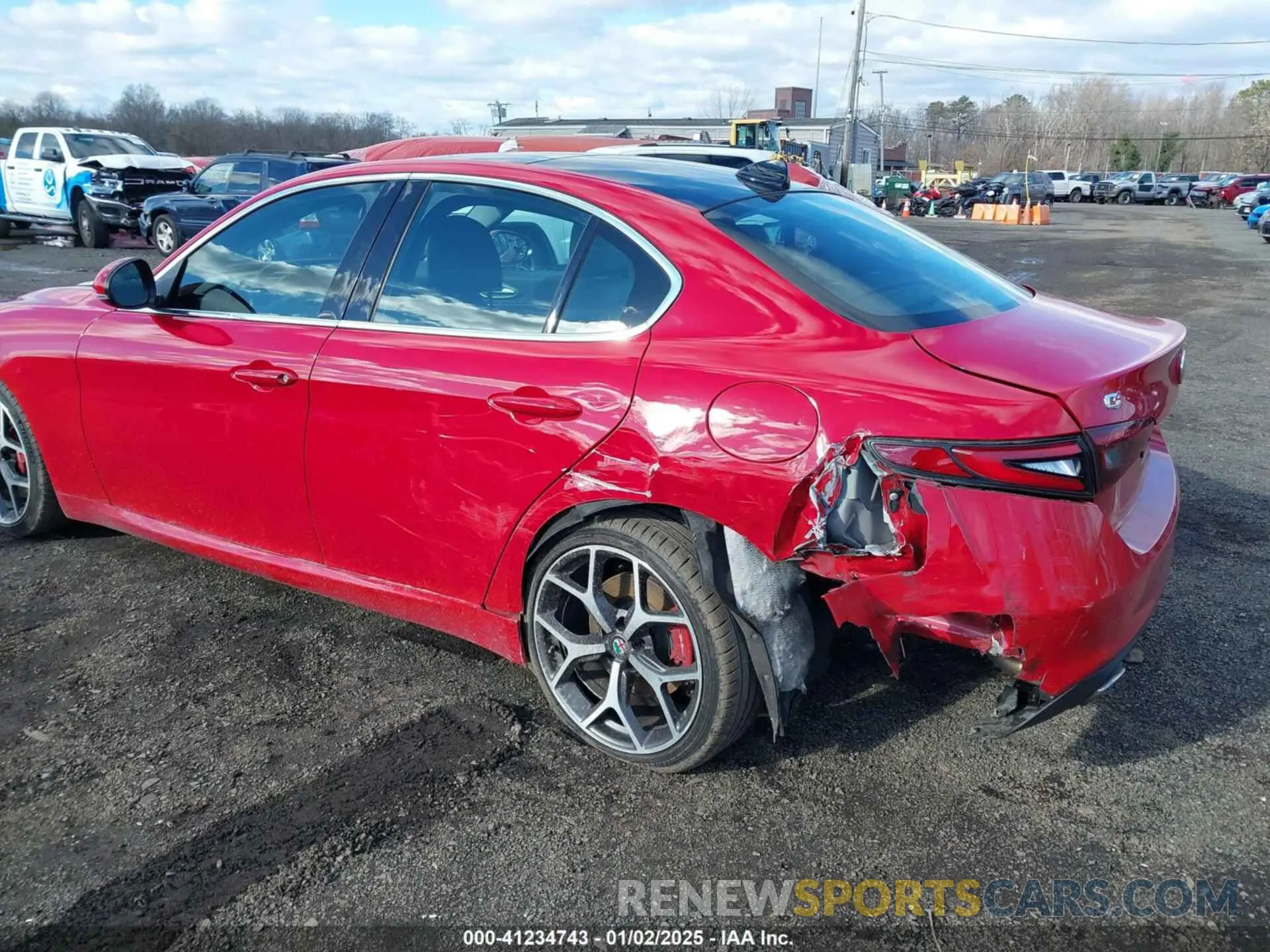 6 Photograph of a damaged car ZARFANBN5M7645601 ALFA ROMEO GIULIA 2021