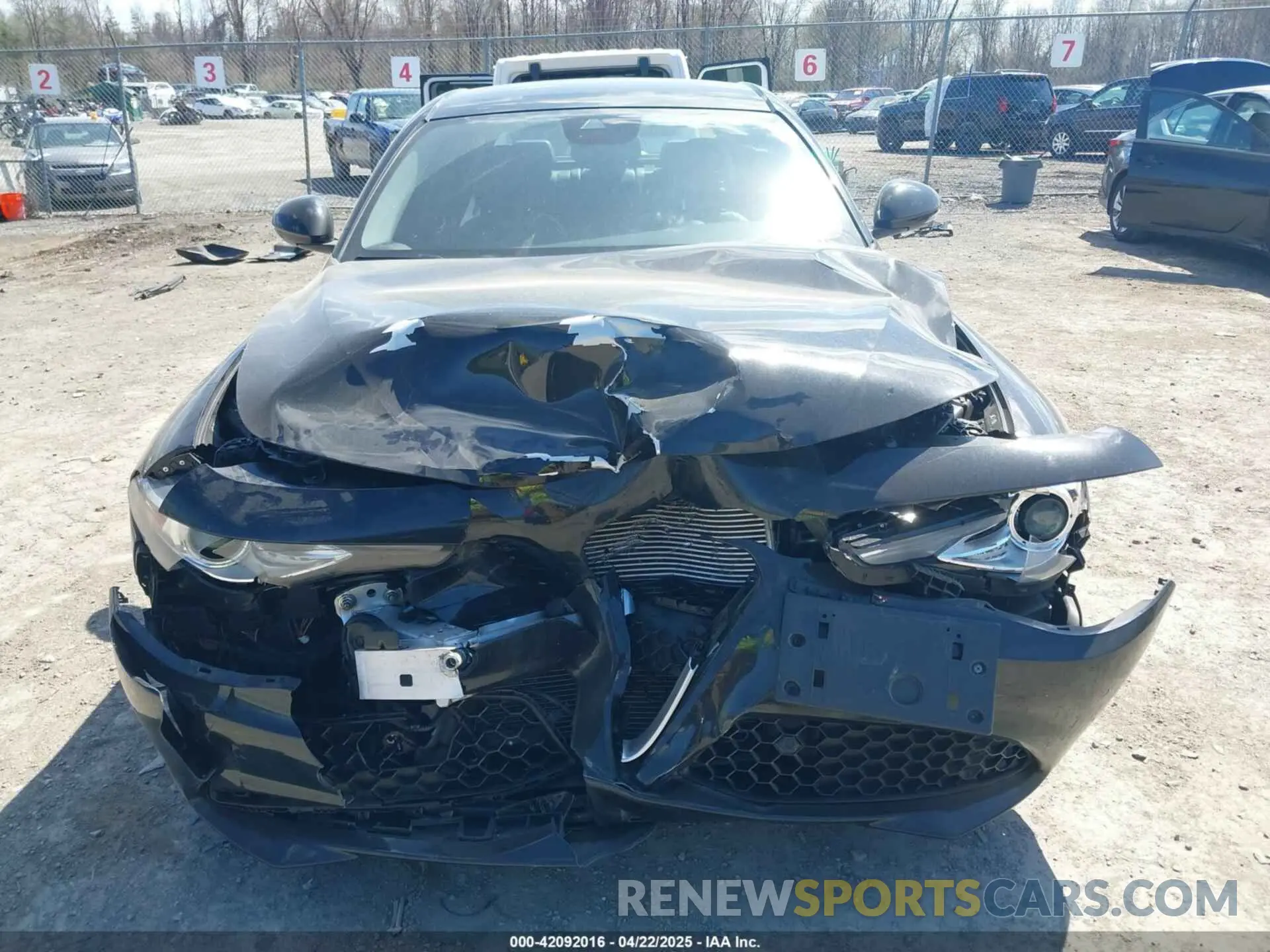13 Photograph of a damaged car ZARFANBN6M7648815 ALFA ROMEO GIULIA 2021