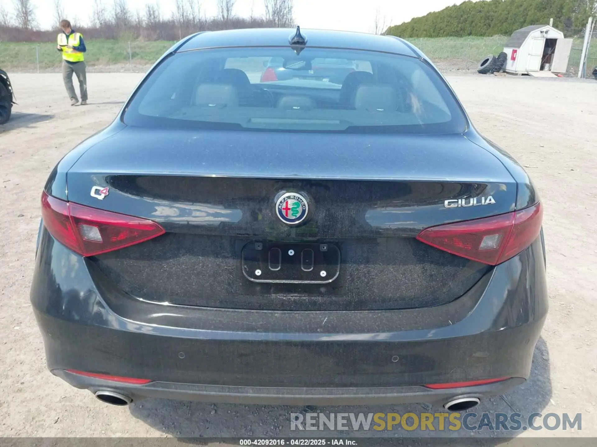 17 Photograph of a damaged car ZARFANBN6M7648815 ALFA ROMEO GIULIA 2021