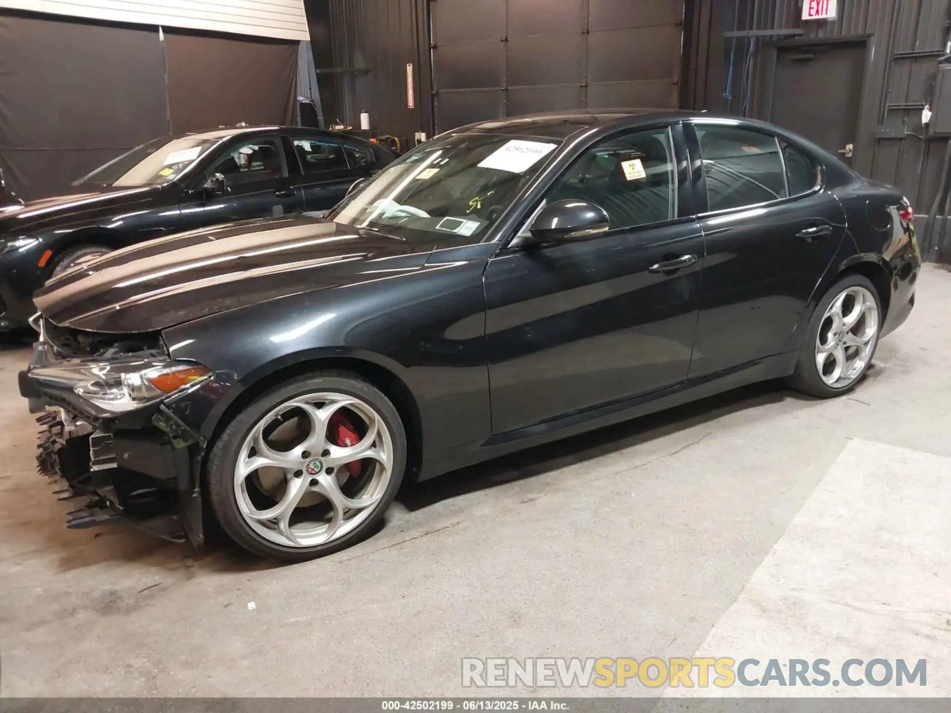 2 Photograph of a damaged car ZARFANBN7M7644482 ALFA ROMEO GIULIA 2021