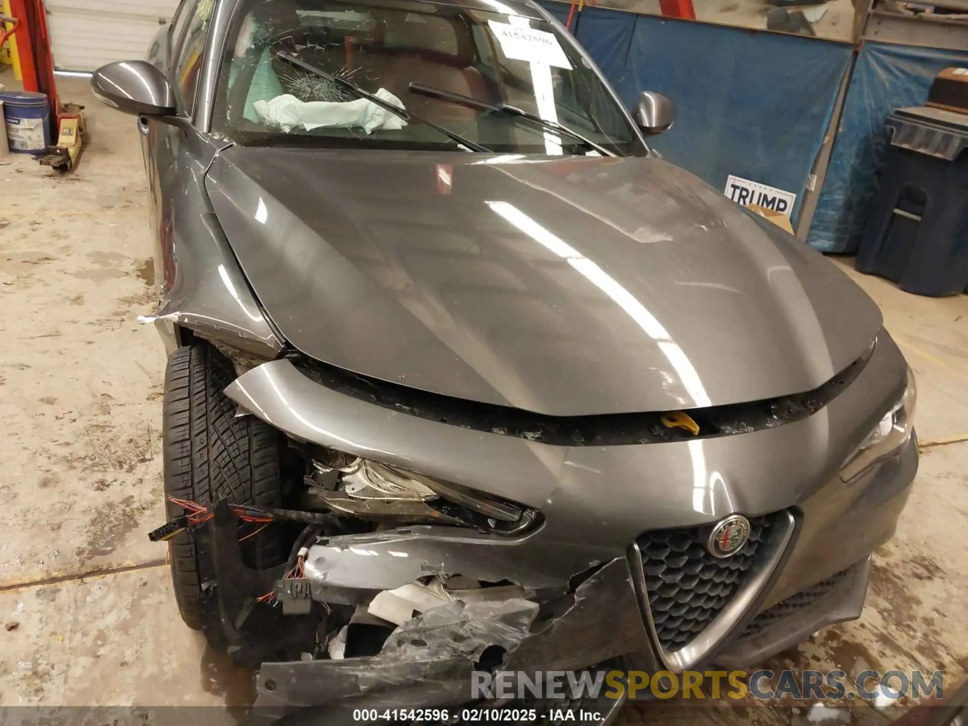 12 Photograph of a damaged car ZARFANBN9M7641230 ALFA ROMEO GIULIA 2021