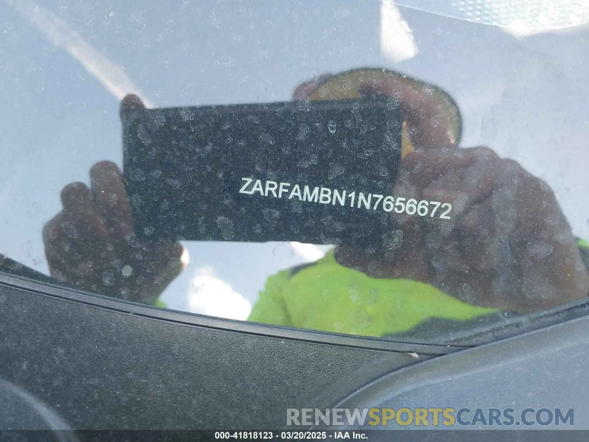 9 Photograph of a damaged car ZARFAMBN1N7656672 ALFA ROMEO GIULIA 2022