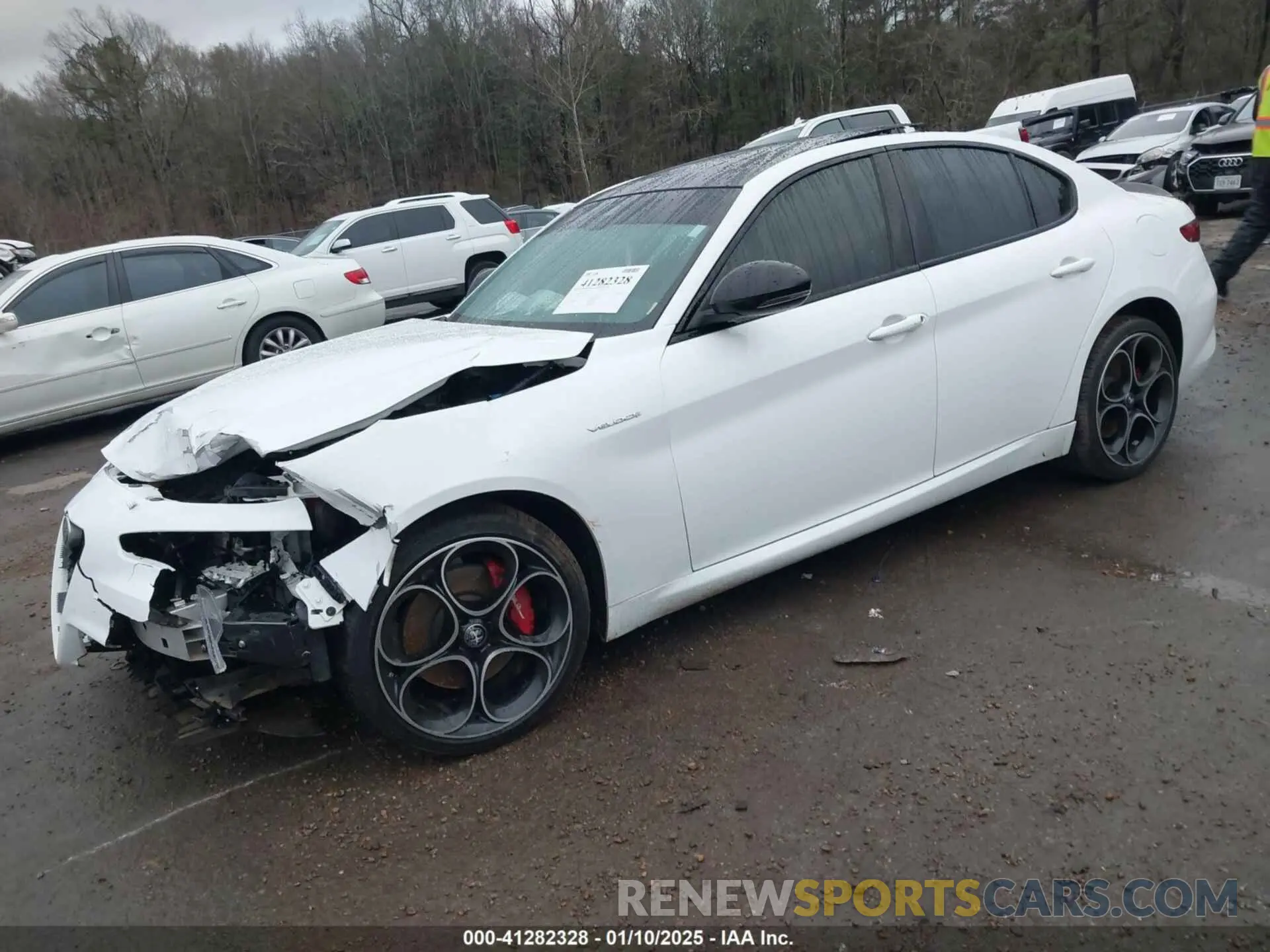 2 Photograph of a damaged car ZARFANBN2N7663474 ALFA ROMEO GIULIA 2022