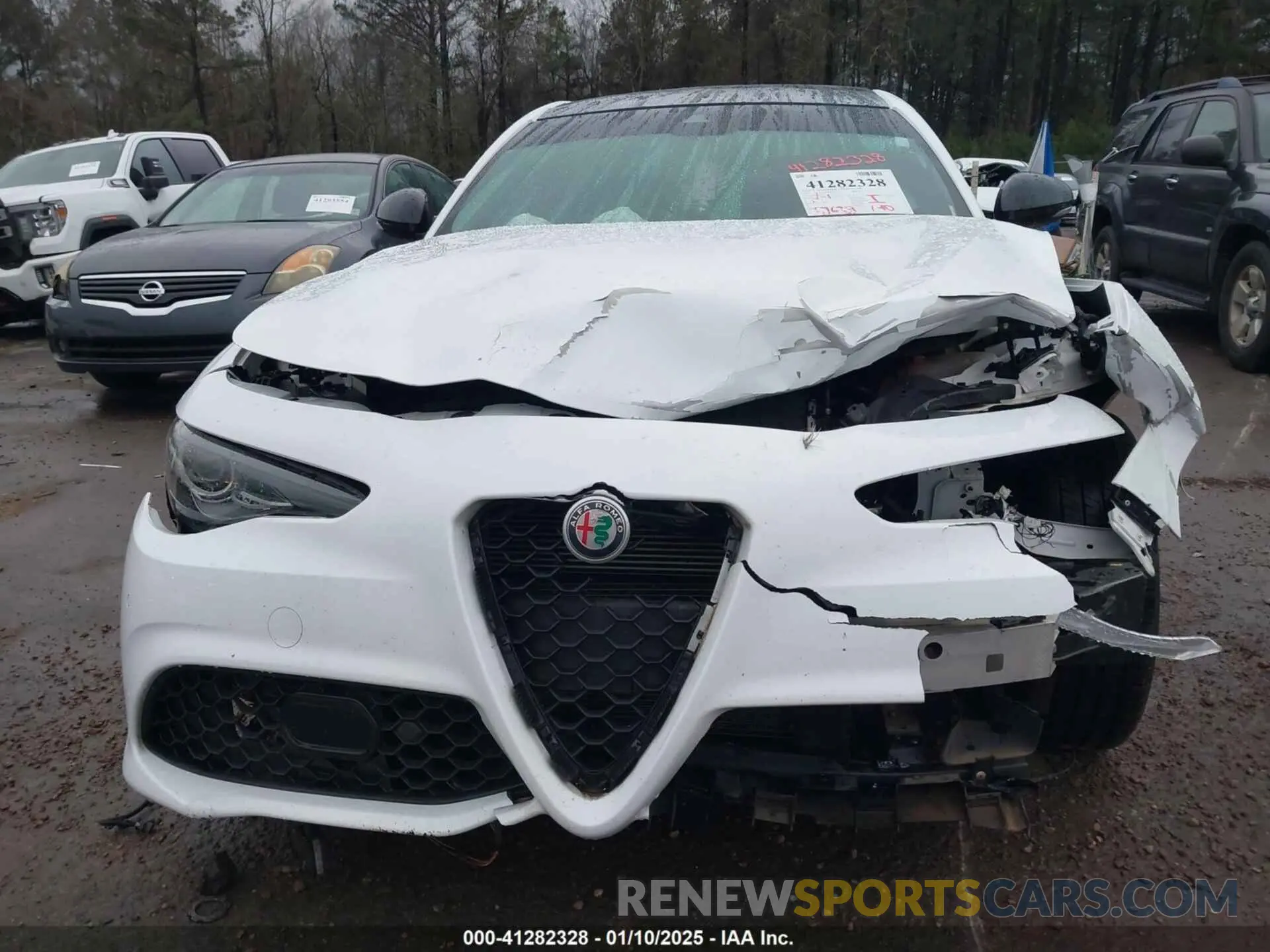 6 Photograph of a damaged car ZARFANBN2N7663474 ALFA ROMEO GIULIA 2022