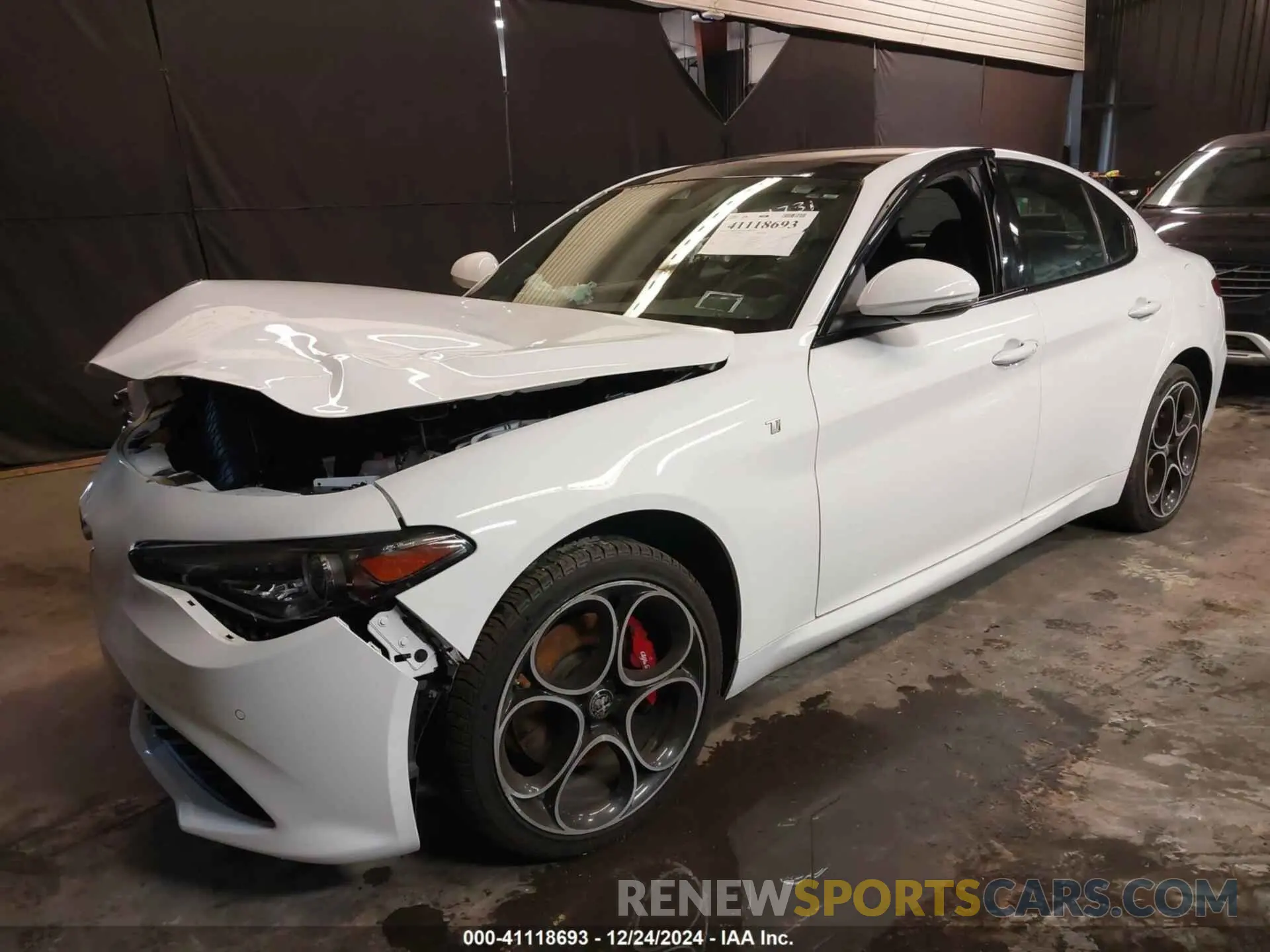 2 Photograph of a damaged car ZARFANBN8N7661843 ALFA ROMEO GIULIA 2022