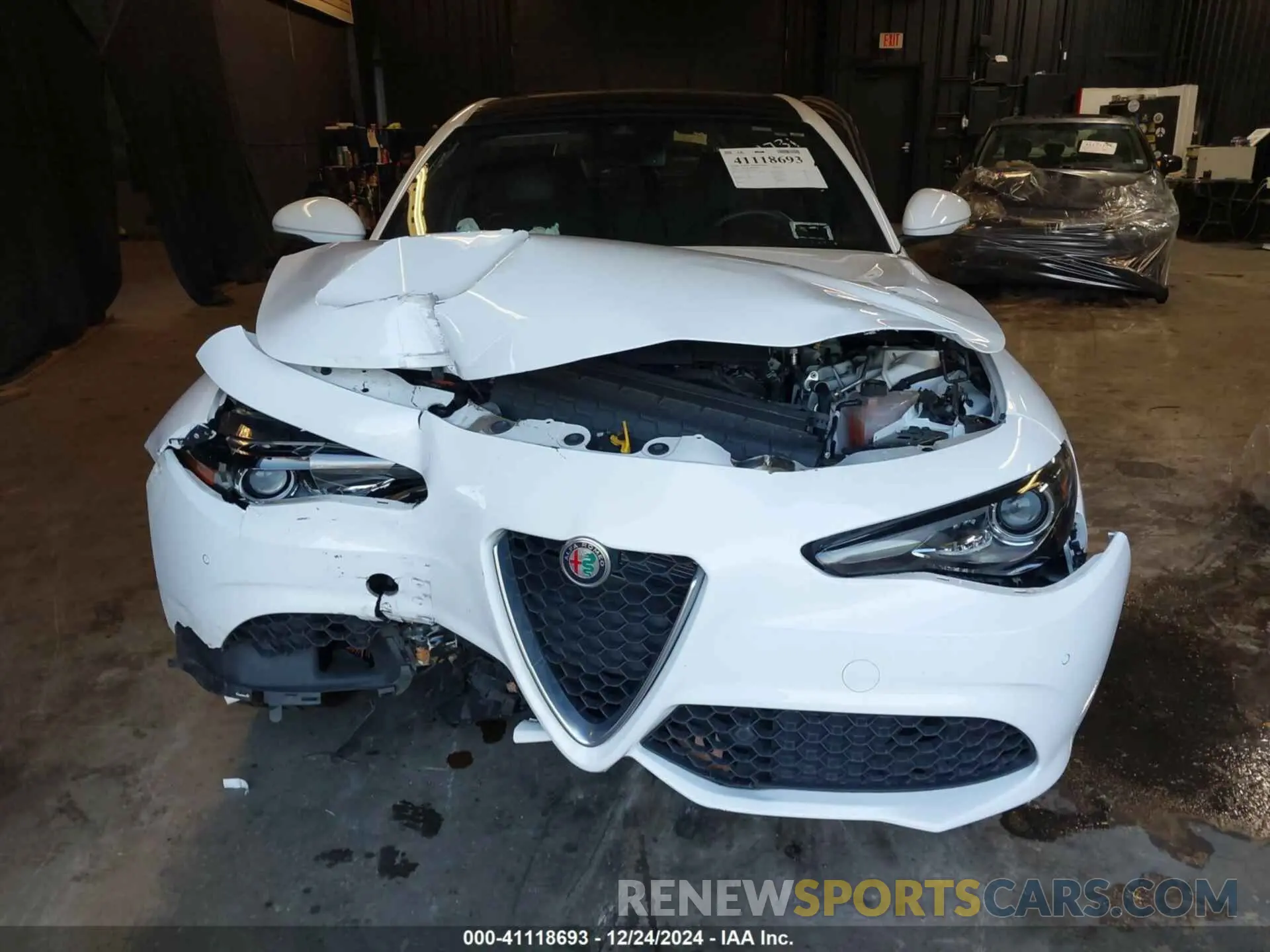 6 Photograph of a damaged car ZARFANBN8N7661843 ALFA ROMEO GIULIA 2022
