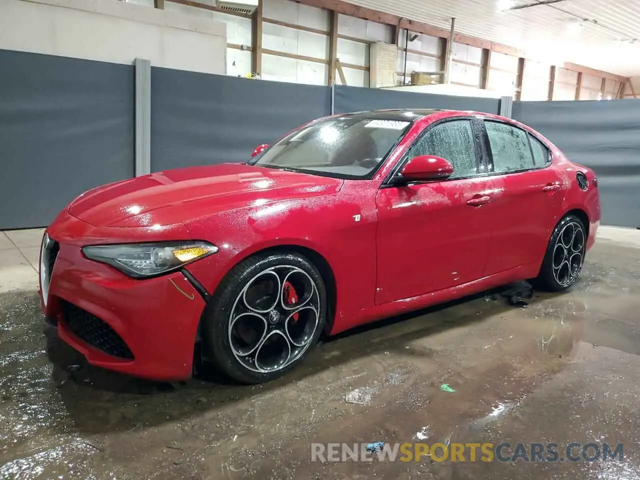 1 Photograph of a damaged car ZARFAMBN1P7670638 ALFA ROMEO GIULIA 2023