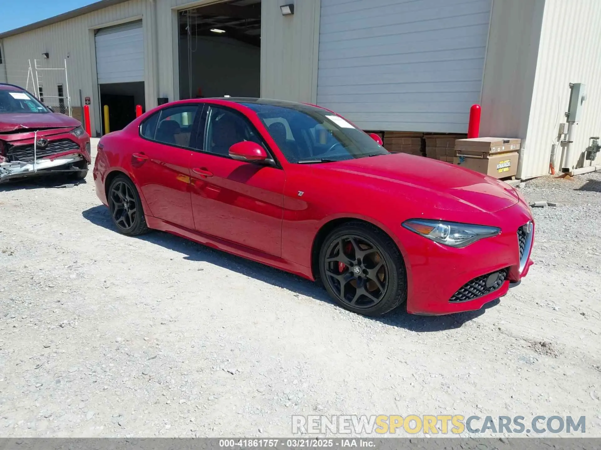 1 Photograph of a damaged car ZARFAMBN2P7671183 ALFA ROMEO GIULIA 2023