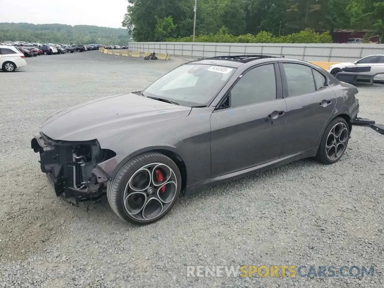 1 Photograph of a damaged car ZARFAMBN6P7676600 ALFA ROMEO GIULIA 2023