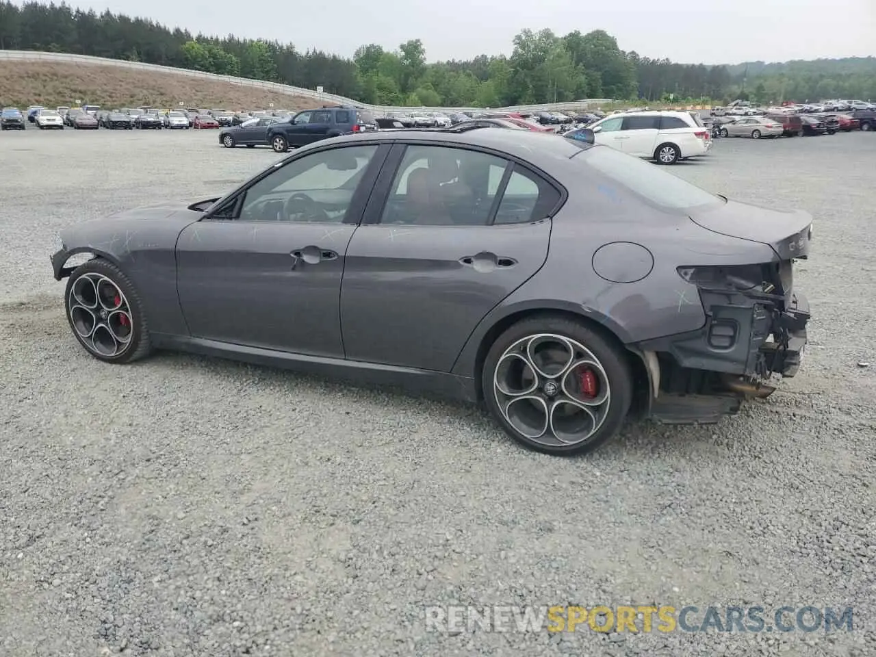 2 Photograph of a damaged car ZARFAMBN6P7676600 ALFA ROMEO GIULIA 2023