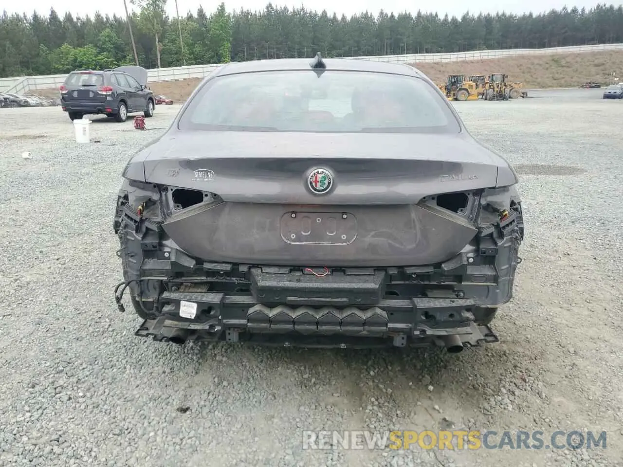 6 Photograph of a damaged car ZARFAMBN6P7676600 ALFA ROMEO GIULIA 2023
