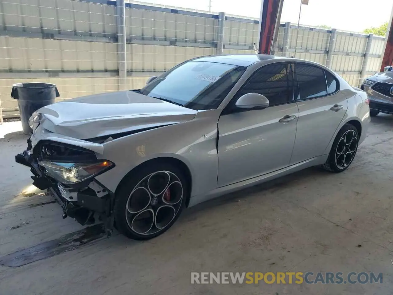 1 Photograph of a damaged car ZARFAMBNXP7667902 ALFA ROMEO GIULIA 2023
