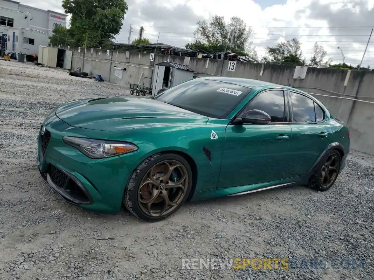 1 Photograph of a damaged car ZARFAMEV7P7675726 ALFA ROMEO GIULIA 2023