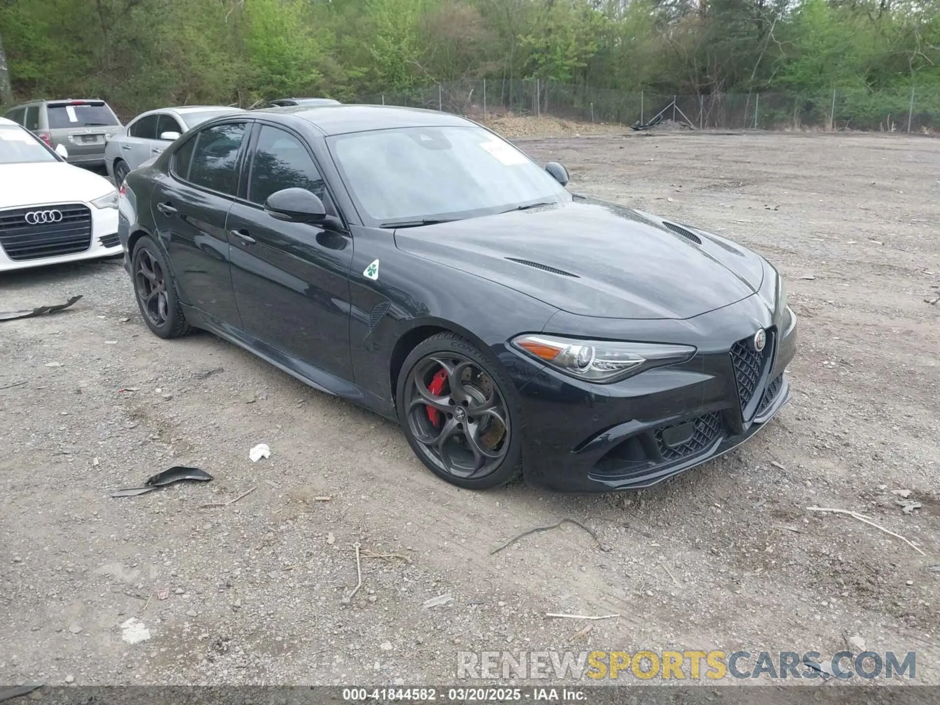 1 Photograph of a damaged car ZARFAMEV9P7677087 ALFA ROMEO GIULIA 2023