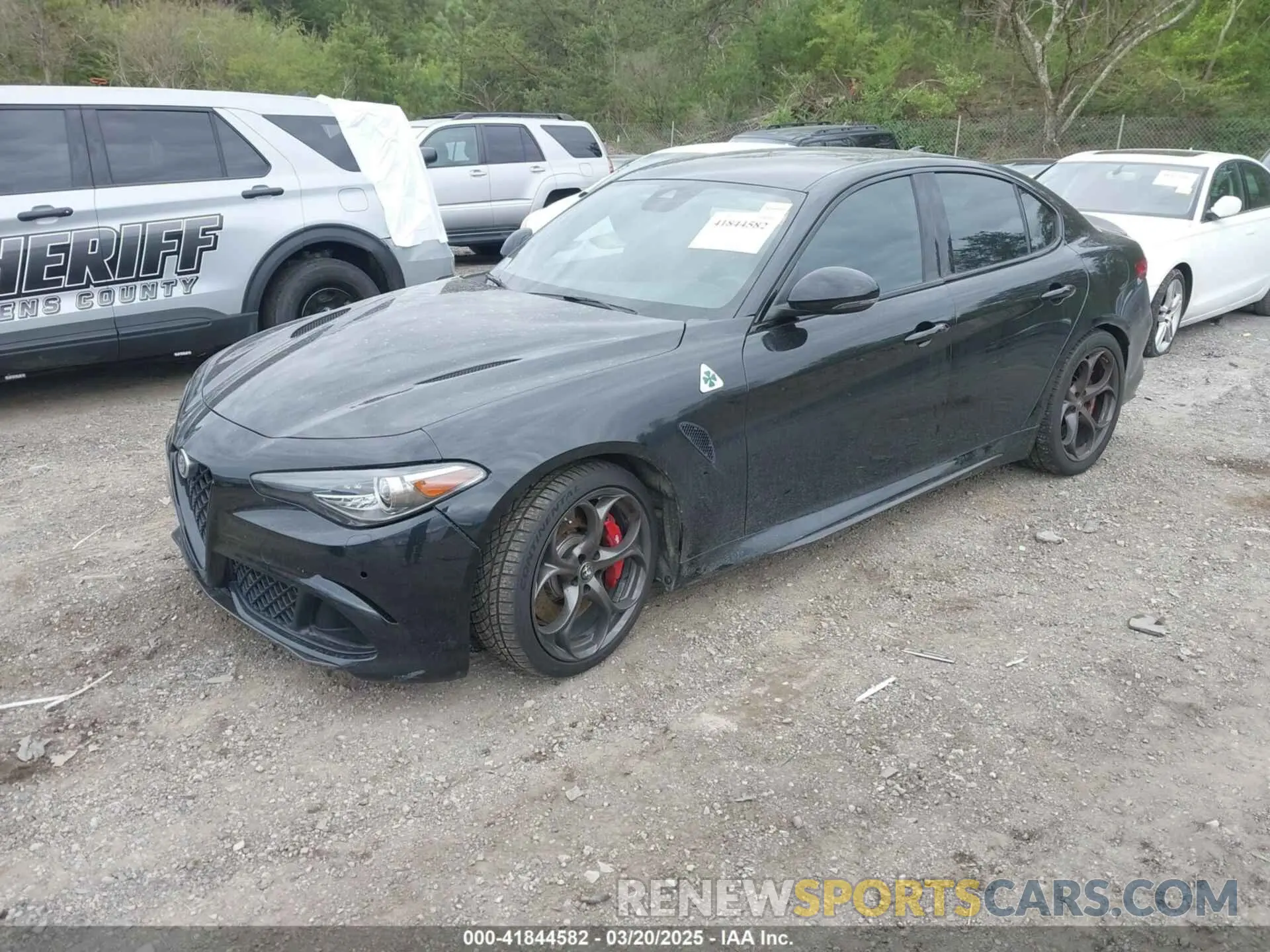 2 Photograph of a damaged car ZARFAMEV9P7677087 ALFA ROMEO GIULIA 2023
