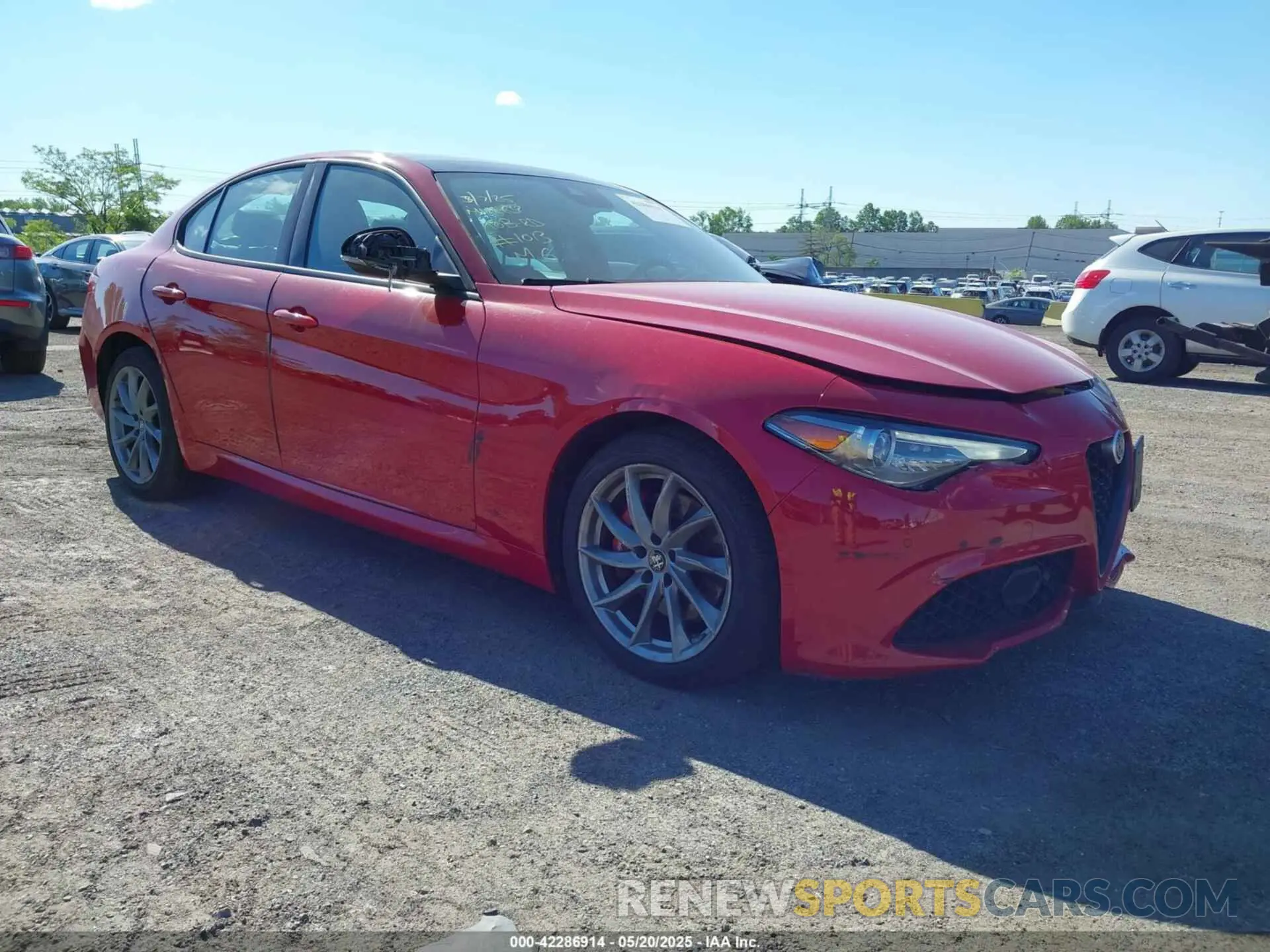 1 Photograph of a damaged car ZARFANAN0P7671013 ALFA ROMEO GIULIA 2023