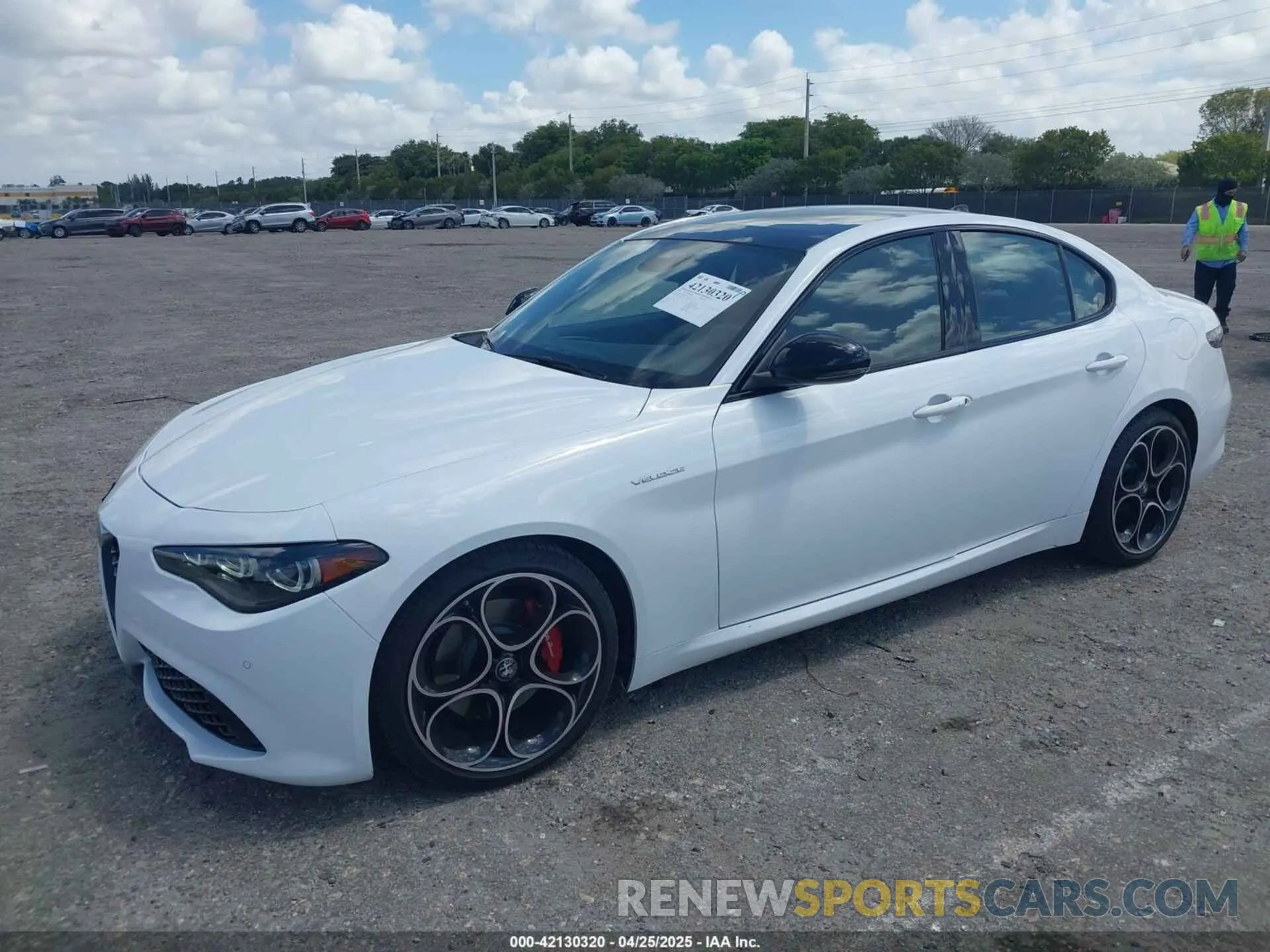 2 Photograph of a damaged car ZARFAMBN8R7679971 ALFA ROMEO GIULIA 2024