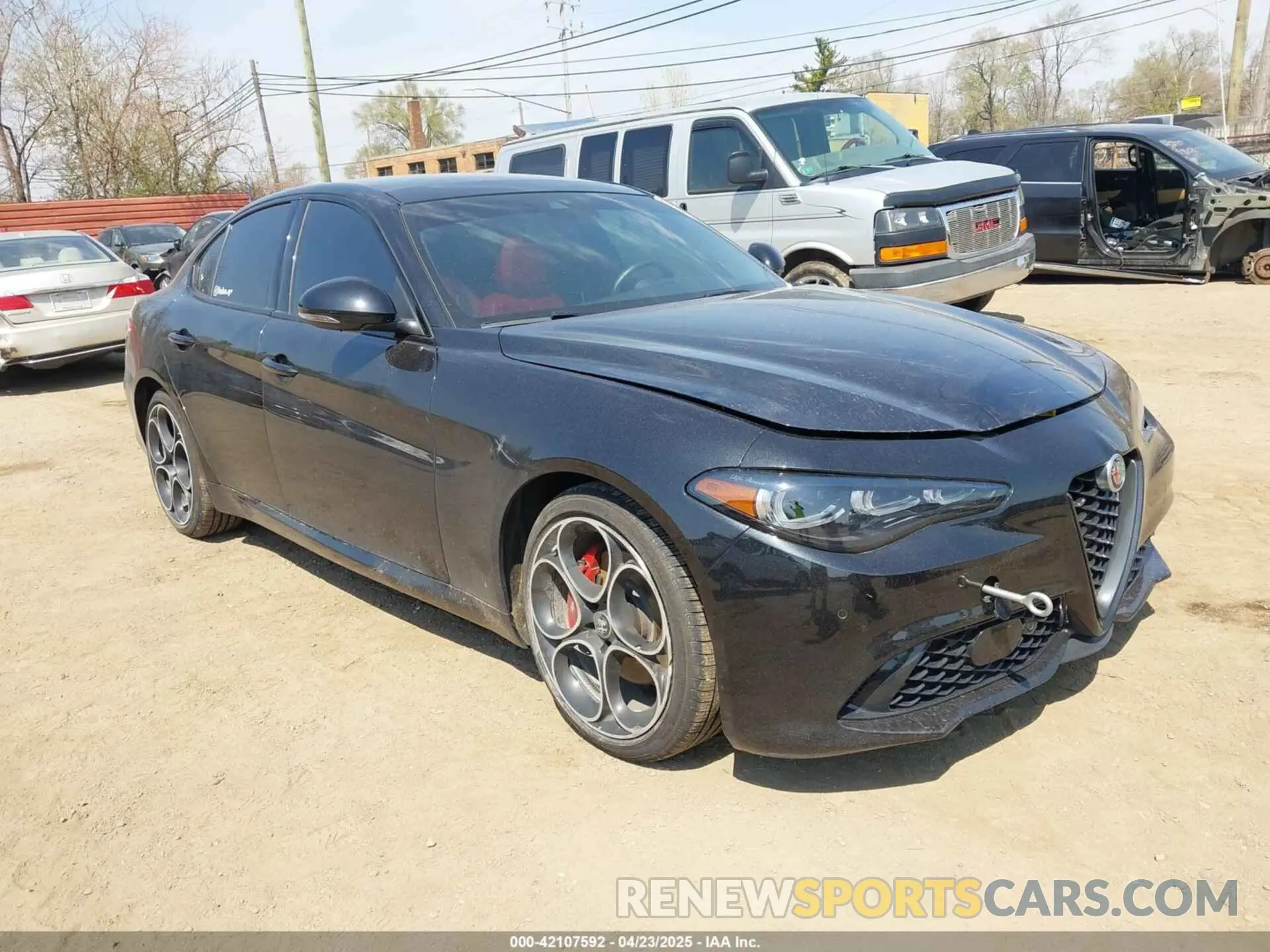 1 Photograph of a damaged car ZARFANBN6R7677934 ALFA ROMEO GIULIA 2024