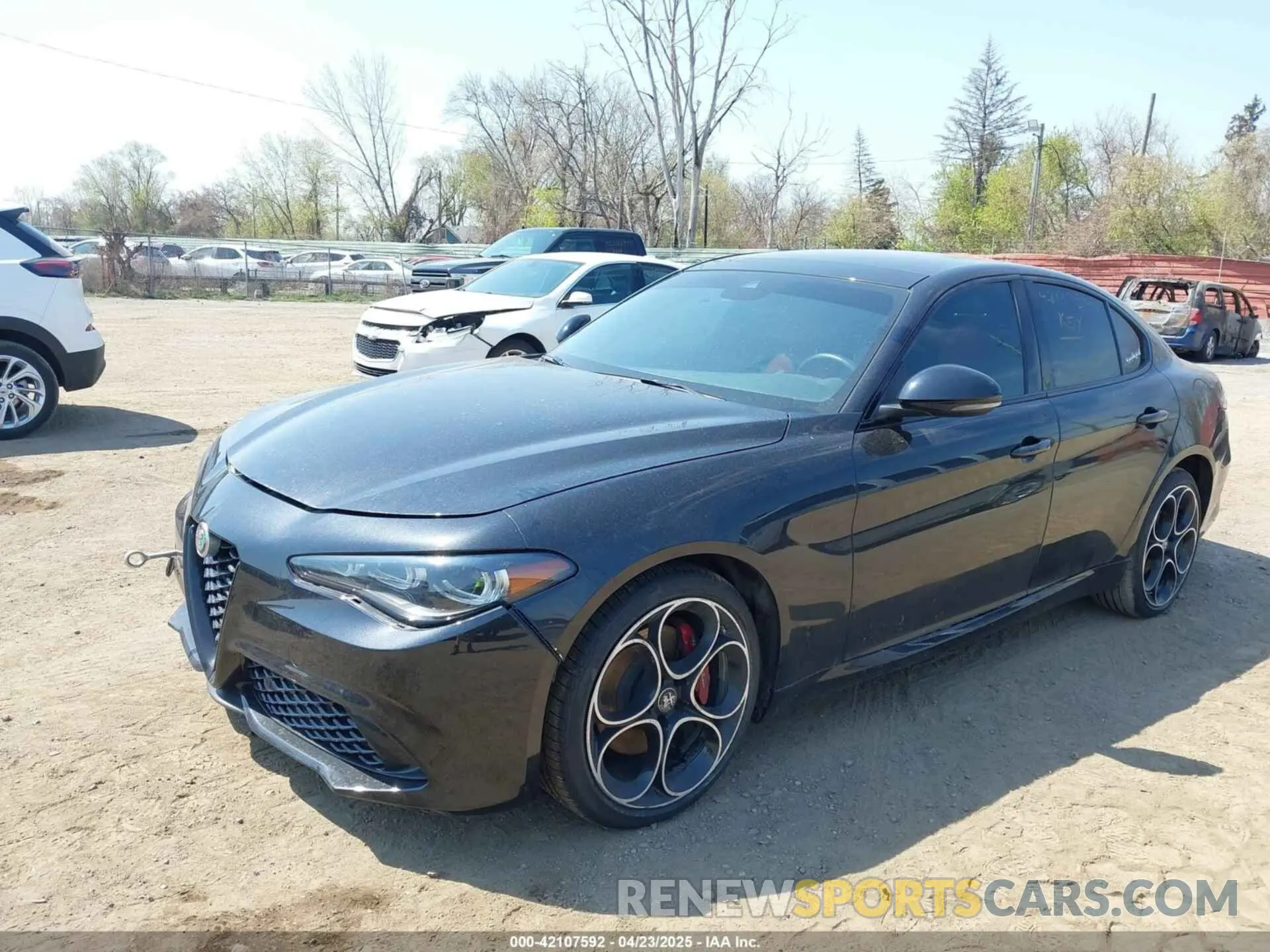 2 Photograph of a damaged car ZARFANBN6R7677934 ALFA ROMEO GIULIA 2024