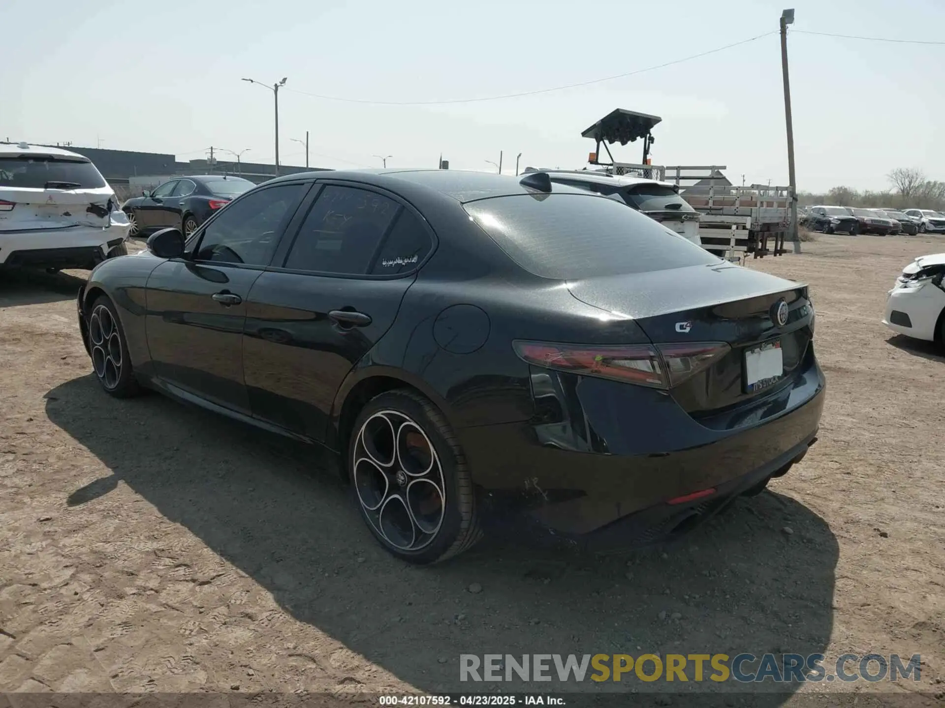 3 Photograph of a damaged car ZARFANBN6R7677934 ALFA ROMEO GIULIA 2024