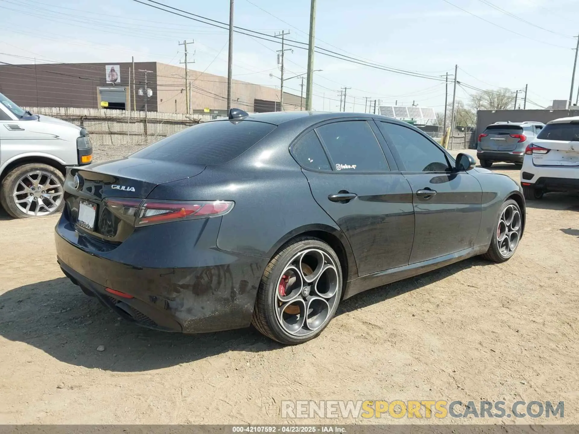 4 Photograph of a damaged car ZARFANBN6R7677934 ALFA ROMEO GIULIA 2024