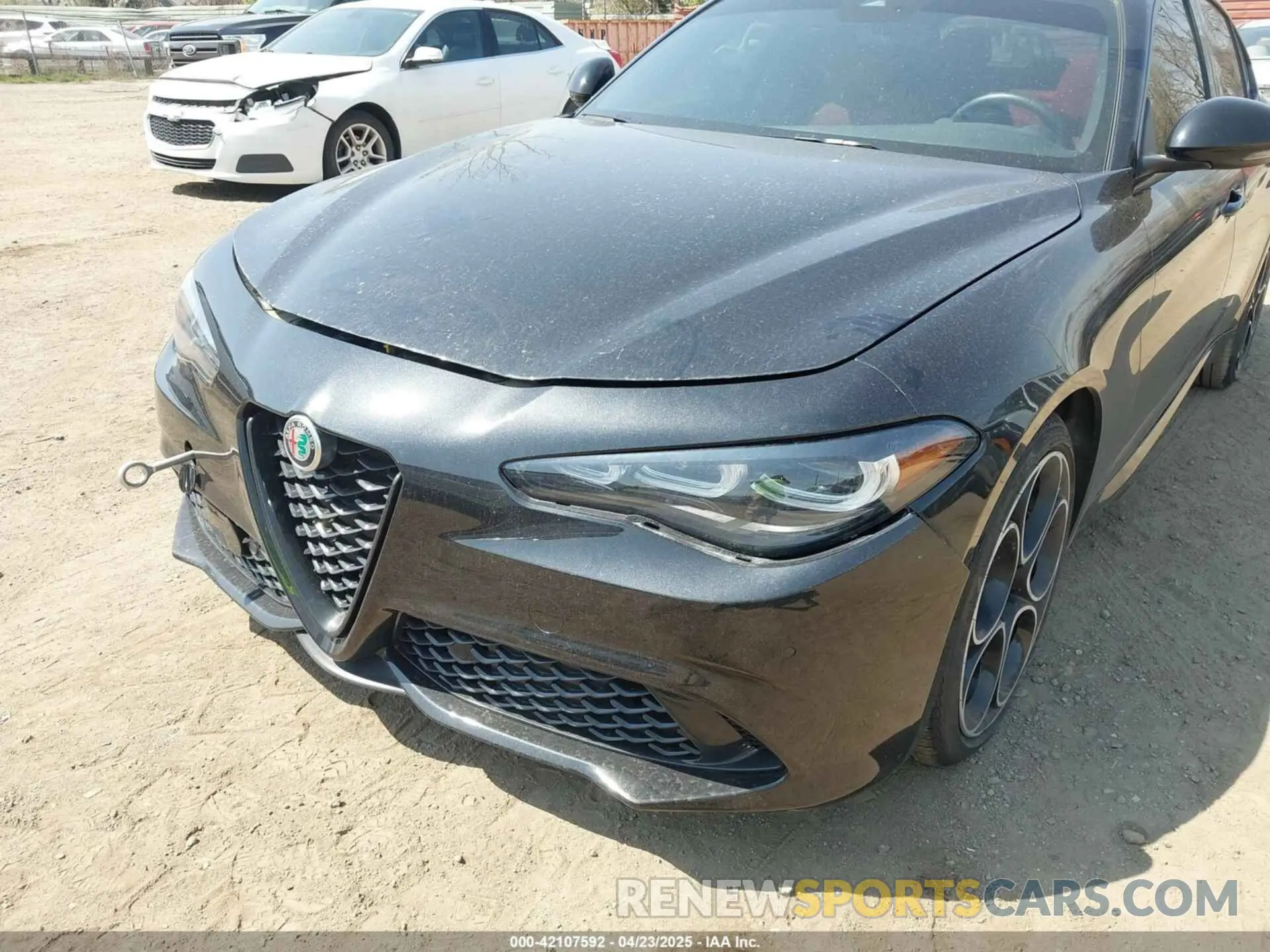 6 Photograph of a damaged car ZARFANBN6R7677934 ALFA ROMEO GIULIA 2024