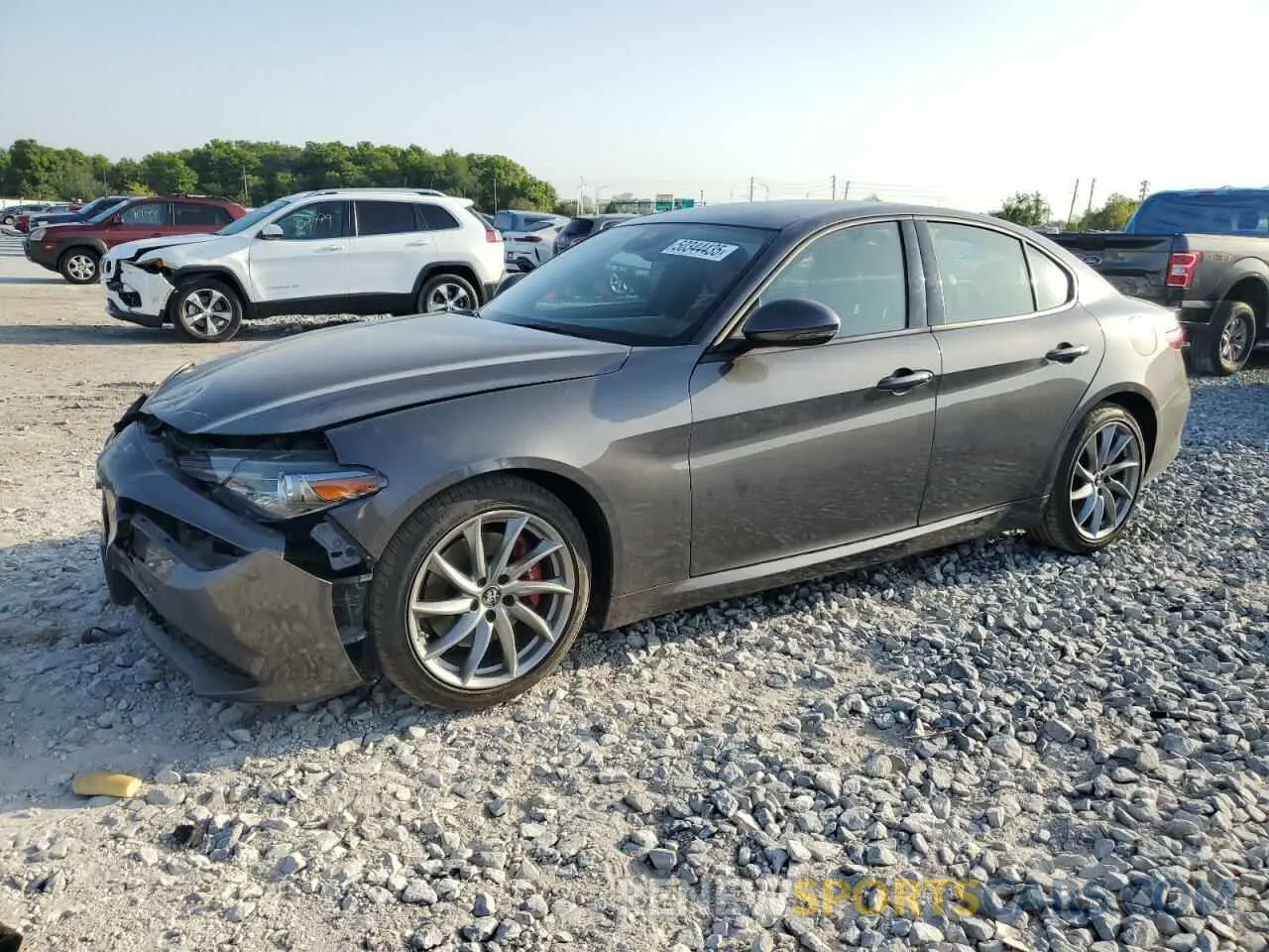 1 Photograph of a damaged car ZARFAMAN9P7670923 ALFA ROMEO GIULIA SPR 2023