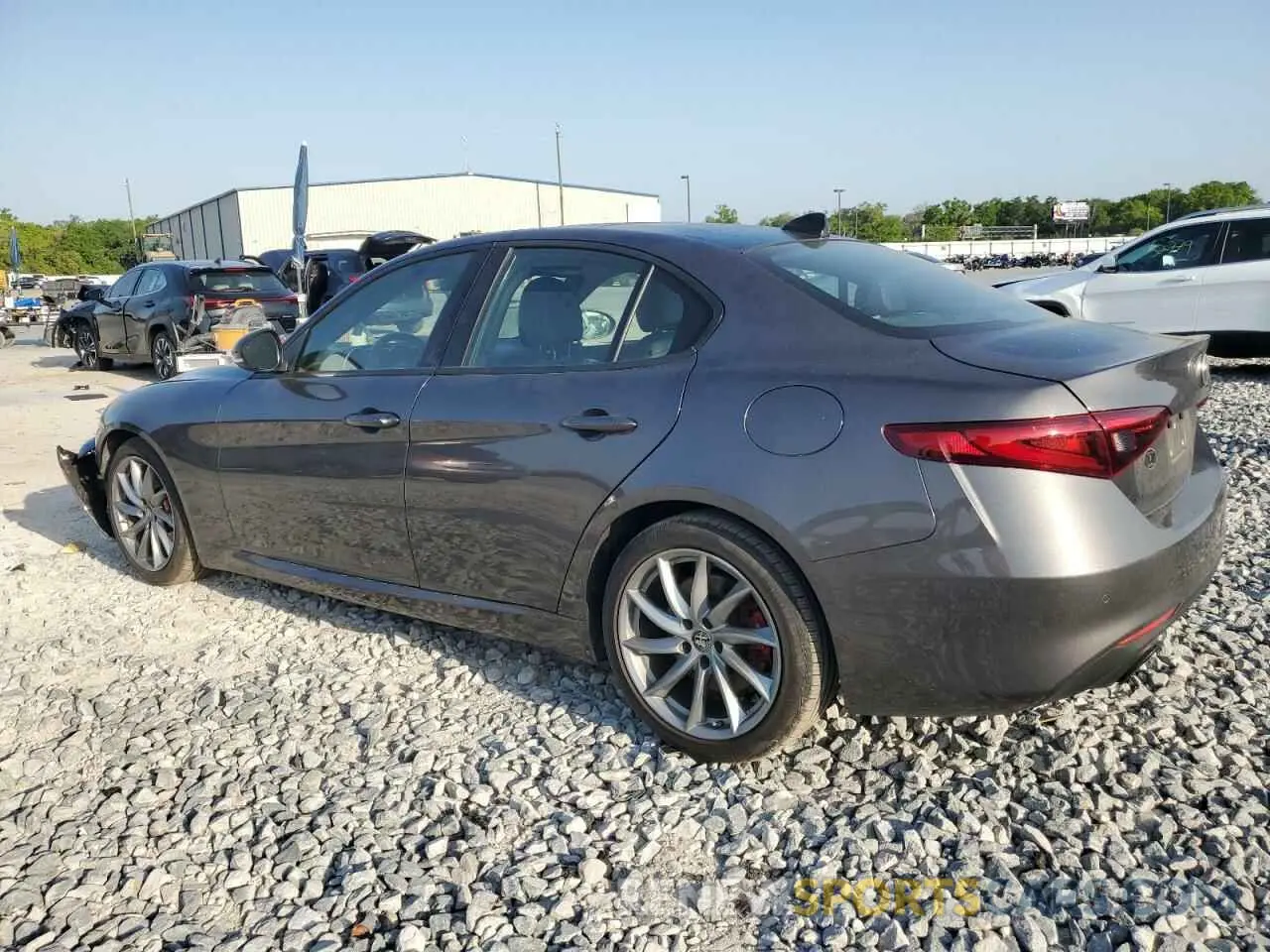 2 Photograph of a damaged car ZARFAMAN9P7670923 ALFA ROMEO GIULIA SPR 2023