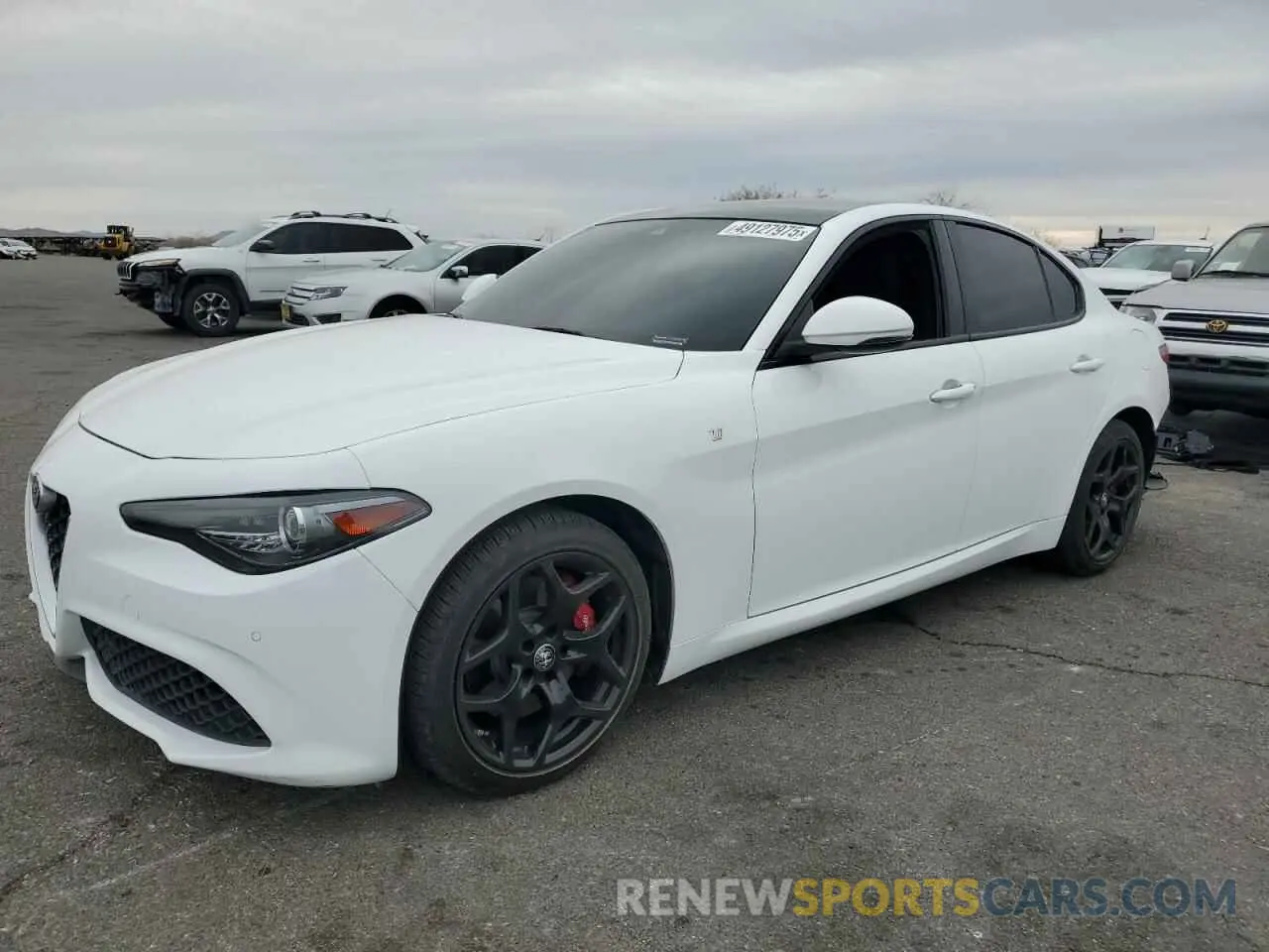 1 Photograph of a damaged car ZARFAMBN1N7663010 ALFA ROMEO GIULIA SUP 2022